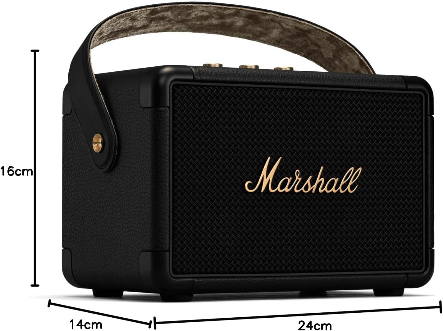 اسپیکر قابل حمل بلوتوثی Marshall مدل Kilburn II مشکی و برنجی 36W اسپیکر قابل حمل بلوتوثی Marshall مدل Kilburn II مشکی و برنجی 36W