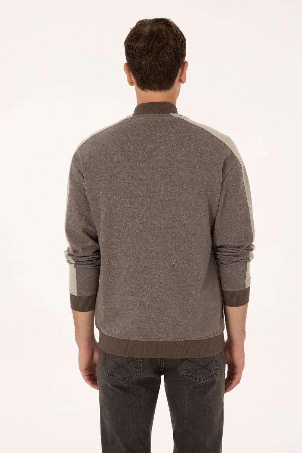 کاردیگان مردانه U.S. POLO ASSN. بافتنی رنگ خاکستری قهوهای مدل 50315820-VR052 کاردیگان مردانه U.S. POLO ASSN. بافتنی رنگ خاکستری قهوهای مدل 50315820-VR052