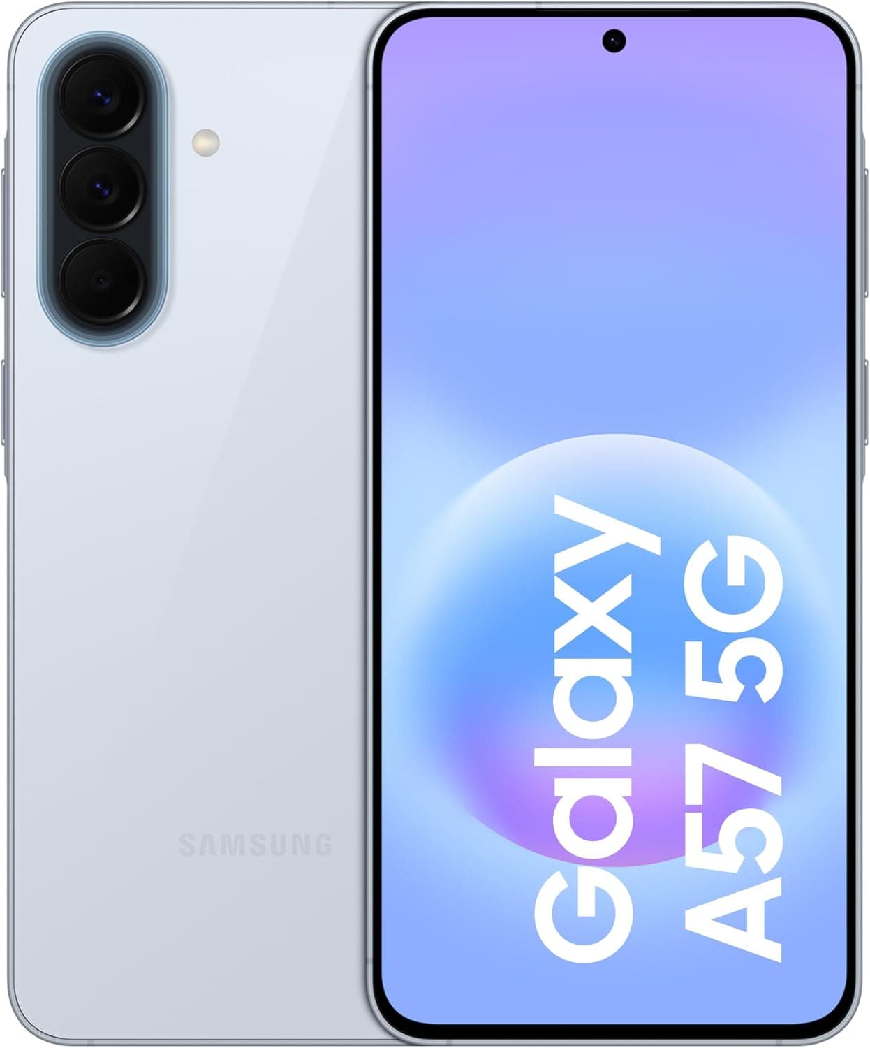 گوشی هوشمند اندرویدی Samsung Galaxy A57 5G با حافظه 512GB، RAM 12GB، دوربین 50MP، رنگ آبی یخی، نسخه UAE گوشی هوشمند اندرویدی Samsung Galaxy A57 5G با حافظه 512GB، RAM 12GB، دوربین 50MP، رنگ آبی یخی، نسخه UAE