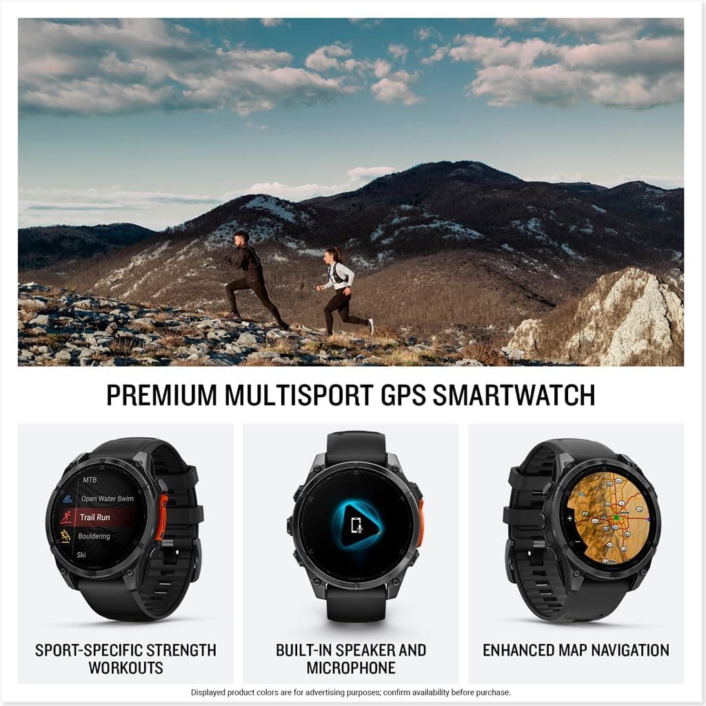 ساعت هوشمند Garmin مدل Fenix 8 47mm AMOLED خاکستری ساعت هوشمند Garmin مدل Fenix 8 47mm AMOLED خاکستری