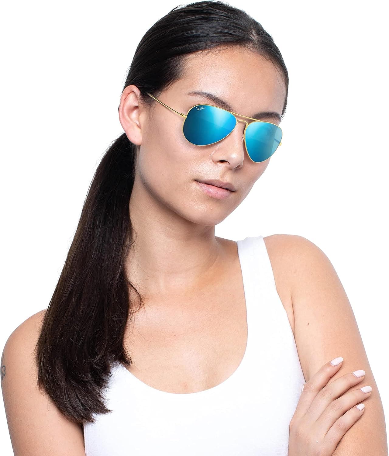 عینک آفتابی زنانه Ray-Ban خلبانی کلاسیک مدل RB3025 عینک آفتابی زنانه Ray-Ban خلبانی کلاسیک مدل RB3025