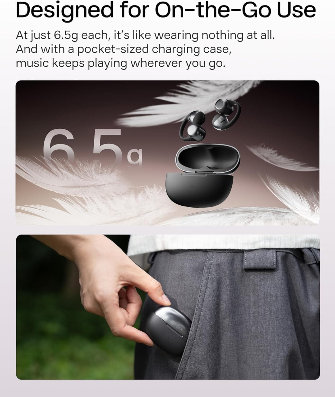 هدفون بیسیم گوشباز SHOKZ مدل OpenDots ONE مشکی هدفون بیسیم گوشباز SHOKZ مدل OpenDots ONE مشکی
