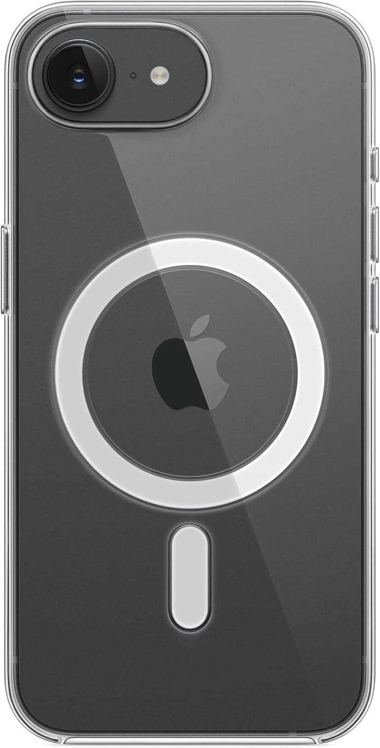 قاب گوشی Apple با قابلیت MagSafe شفاف مدل iPhone 17e قاب گوشی Apple با قابلیت MagSafe شفاف مدل iPhone 17e