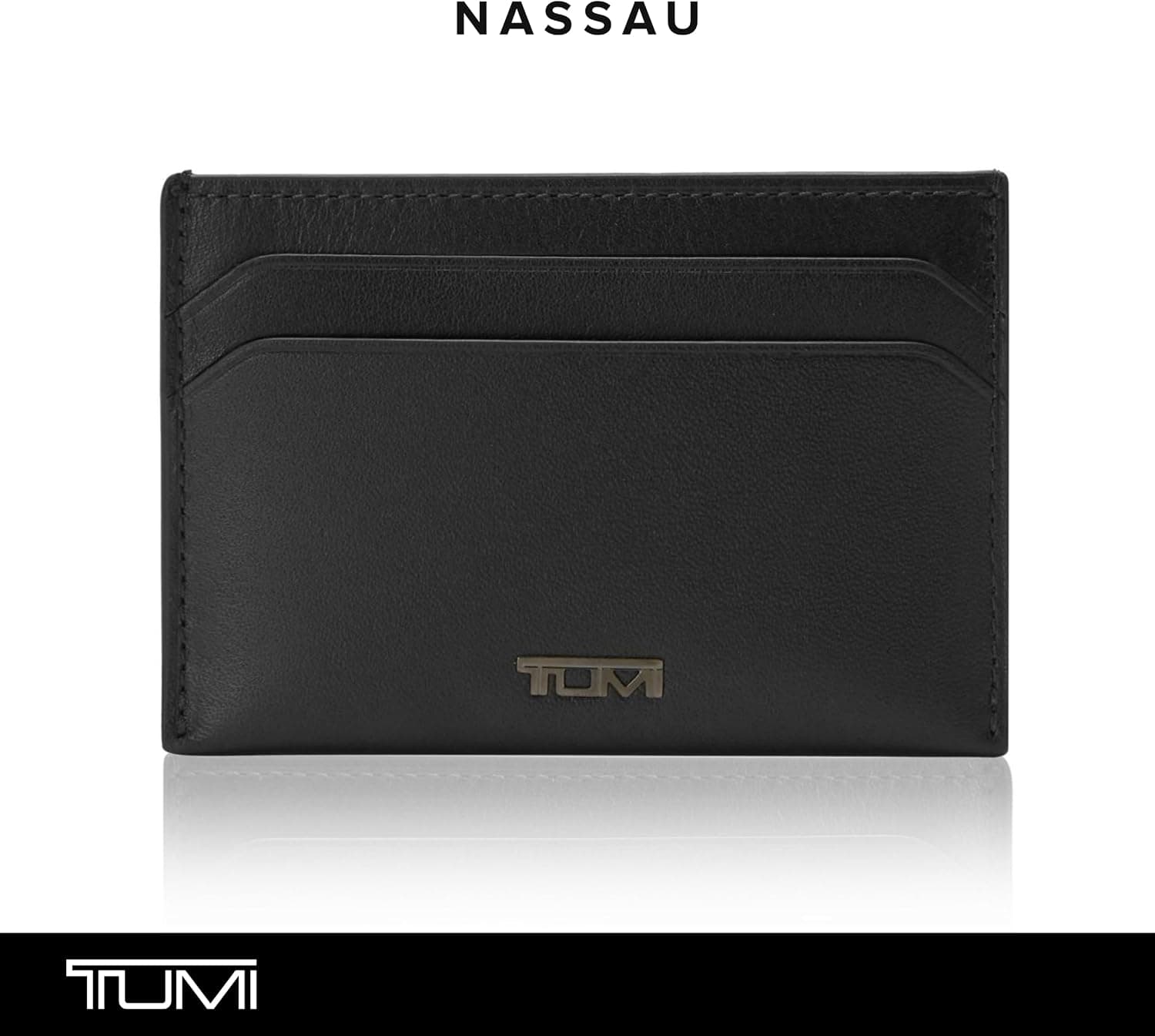 کیف کارت مردانه TUMI اسلیم مشکی ساده مدل Nassau SLG کیف کارت مردانه TUMI اسلیم مشکی ساده مدل Nassau SLG