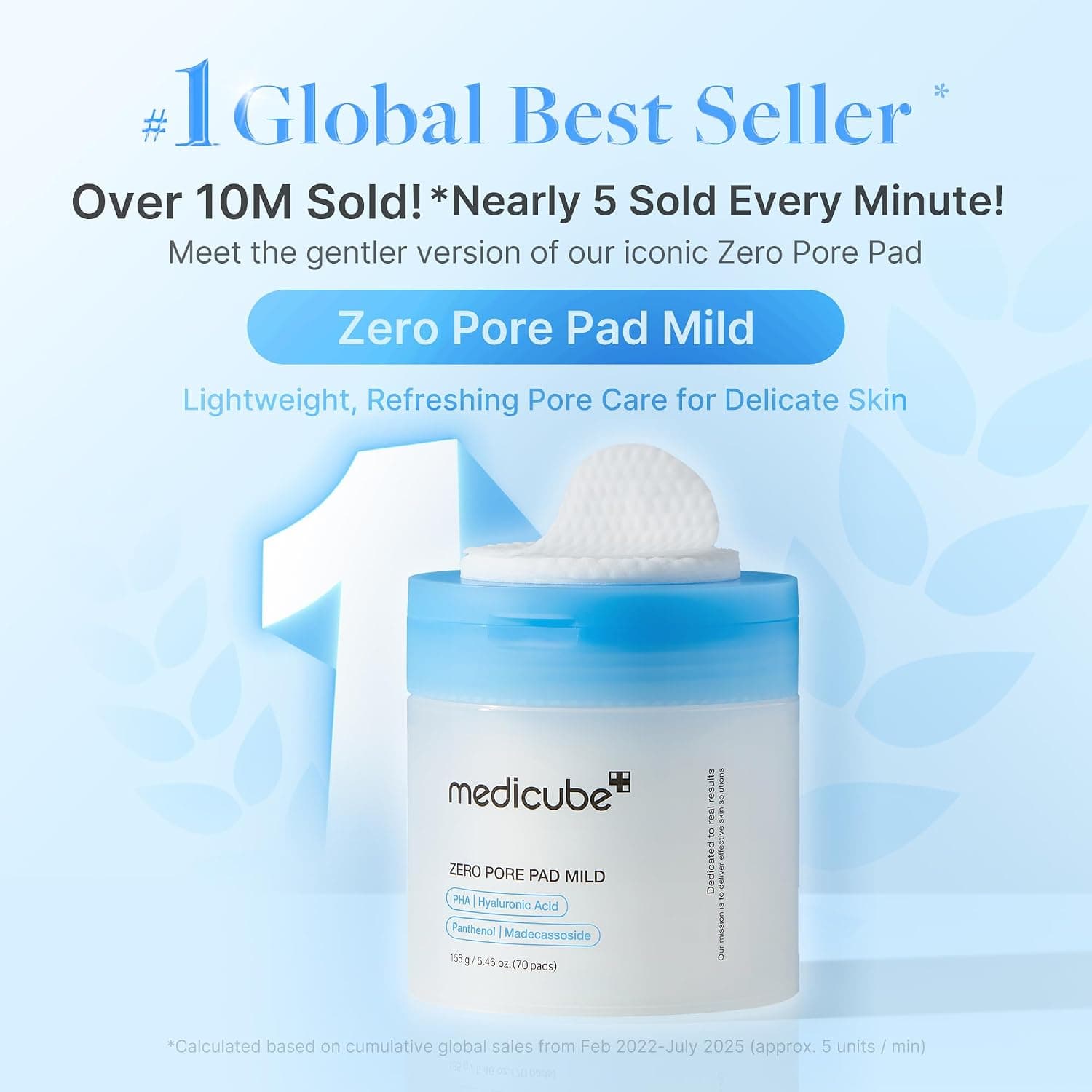 پد تونر لایهبردار medicube Zero Pore Pads Mild 2.0 با PHA برای کاهش منافذ و جوش سر سیاه پد تونر لایهبردار medicube Zero Pore Pads Mild 2.0 با PHA برای کاهش منافذ و جوش سر سیاه