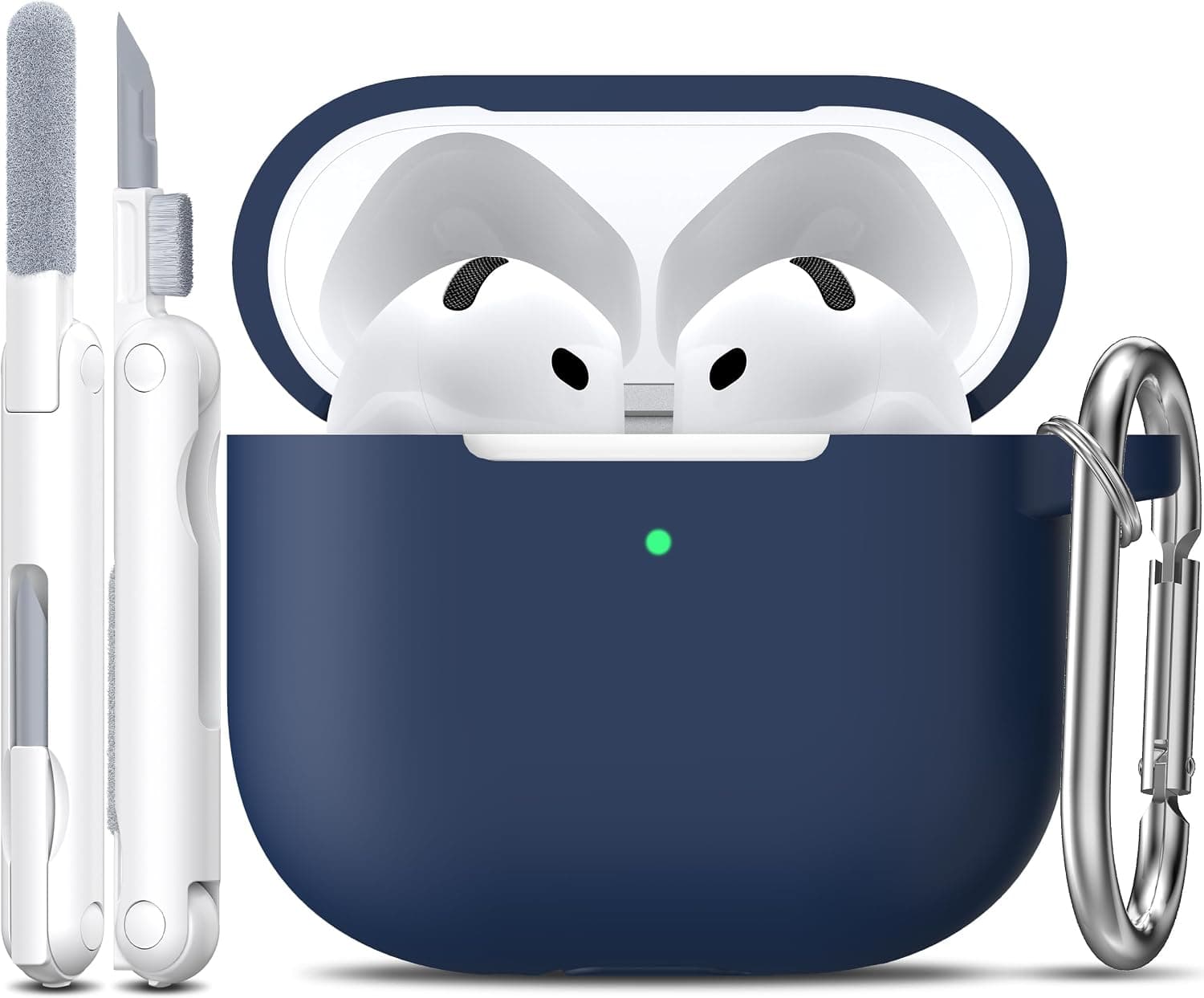 کاور سیلیکونی R-fun برای AirPods 4 و AirPods 5 آبی نیمهشب کاور سیلیکونی R-fun برای AirPods 4 و AirPods 5 آبی نیمهشب