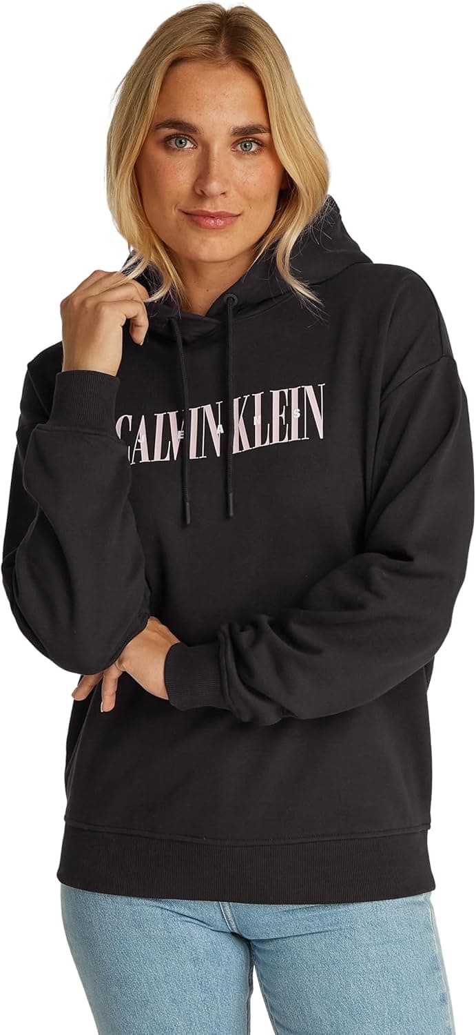 سویشرت کلاهدار زنانه Calvin Klein مدل VARSITY سویشرت کلاهدار زنانه Calvin Klein مدل VARSITY