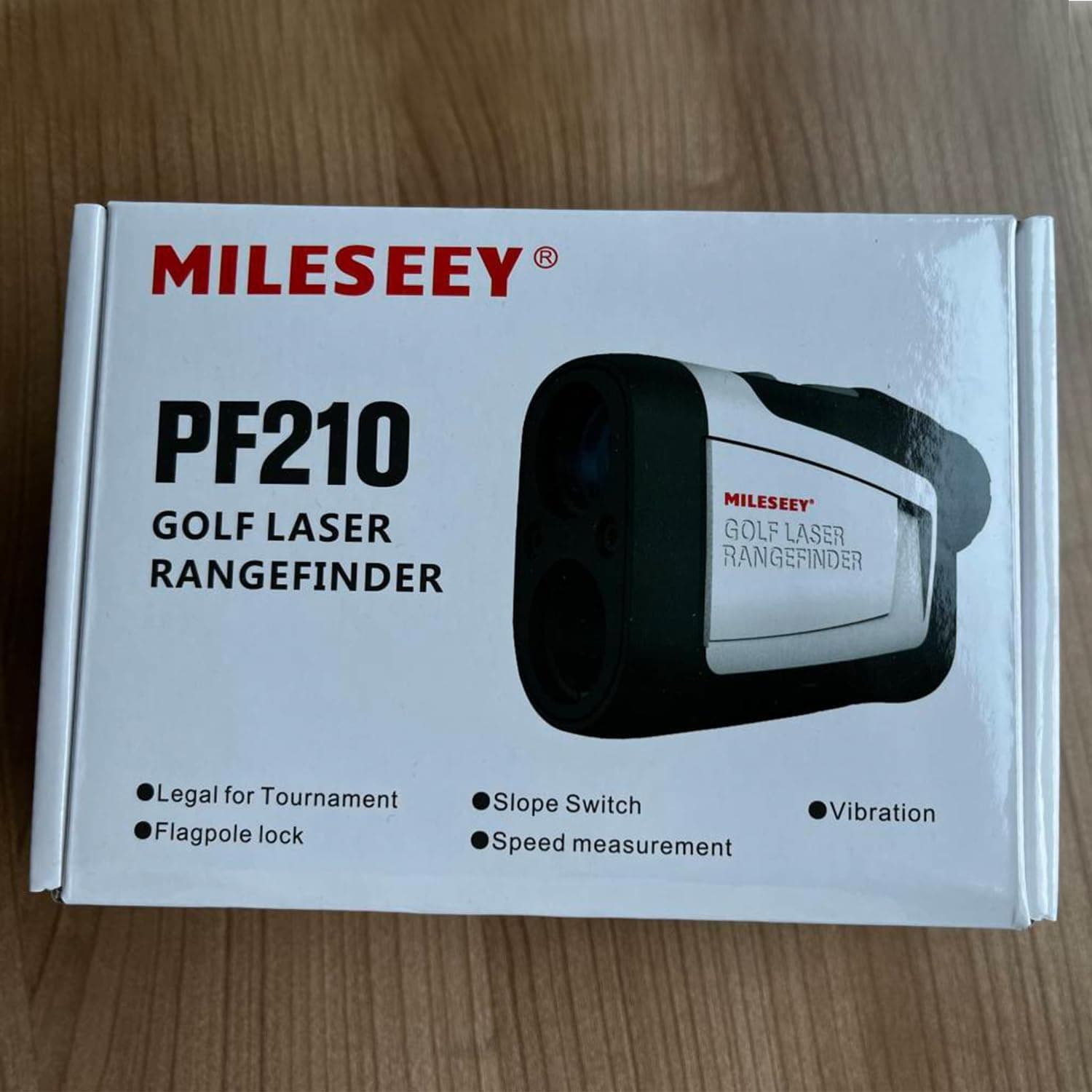 فاصلهیاب گلف MiLESEEY با شیب قابل روشنوخاموش، قفل پرچم لرزشی، بزرگنمایی 6X و برد 660Yards فاصلهیاب گلف MiLESEEY با شیب قابل روشنوخاموش، قفل پرچم لرزشی، بزرگنمایی 6X و برد 660Yards