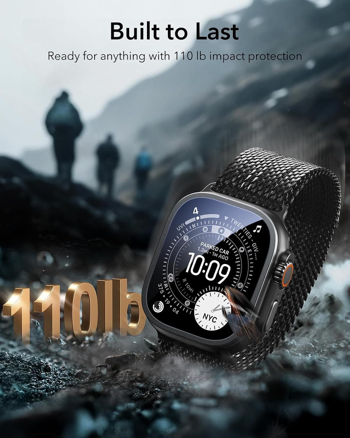 محافظ صفحه نمایش ESR Armorite برای Apple Watch Ultra 4 2026/3/2/Ultra محافظ صفحه نمایش ESR Armorite برای Apple Watch Ultra 4 2026/3/2/Ultra