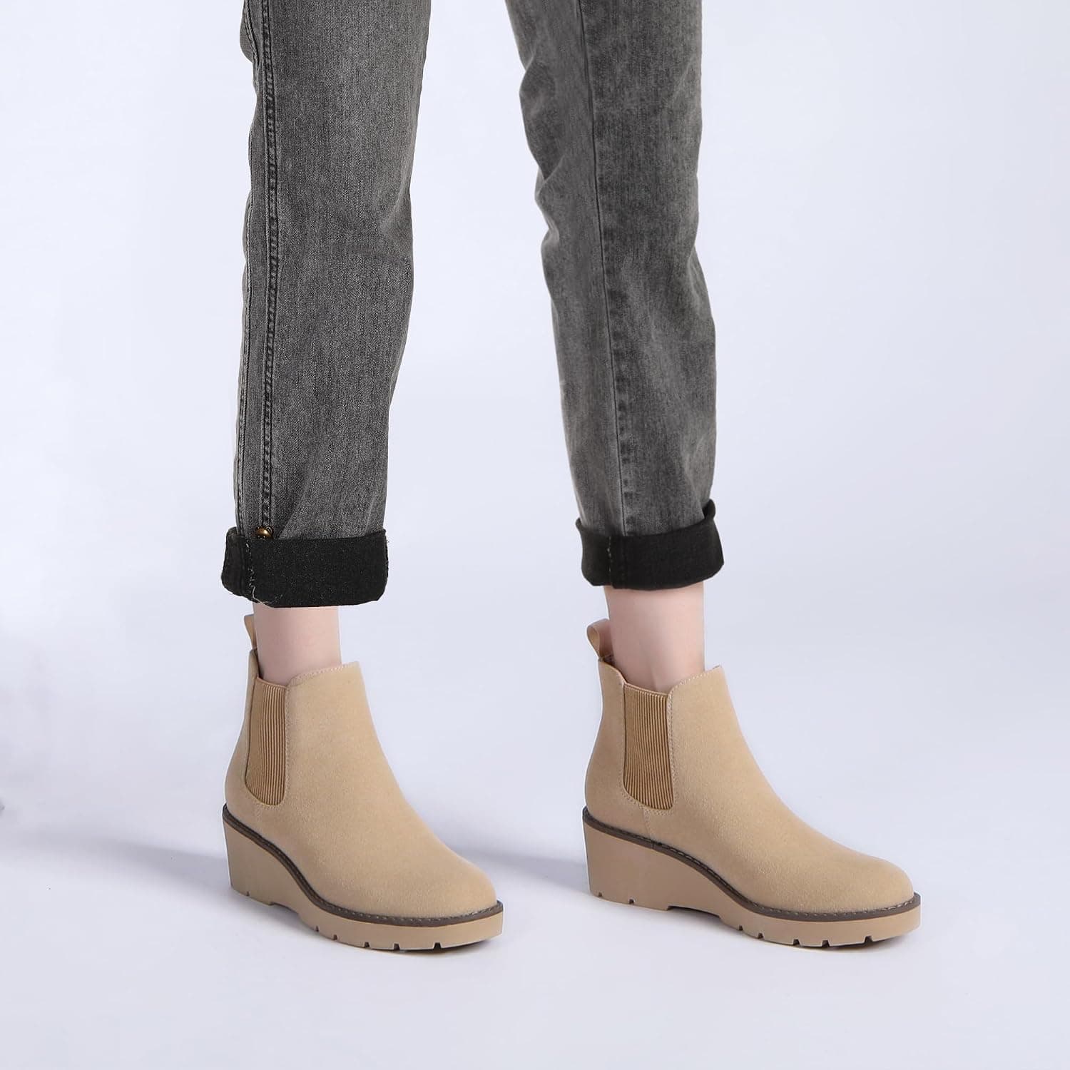 بوت مچدار زنانه Athlefit مدل Chelsea Wedge بوت مچدار زنانه Athlefit مدل Chelsea Wedge