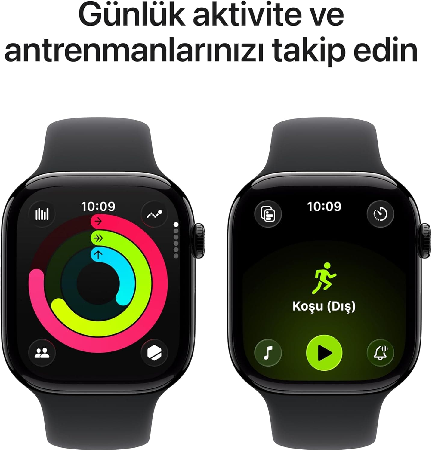 ساعت هوشمند Apple Watch Series 11 GPS با بدنه آلومینیومی مشکی 46 mm و بند ورزشی مشکی M/L ساعت هوشمند Apple Watch Series 11 GPS با بدنه آلومینیومی مشکی 46 mm و بند ورزشی مشکی M/L