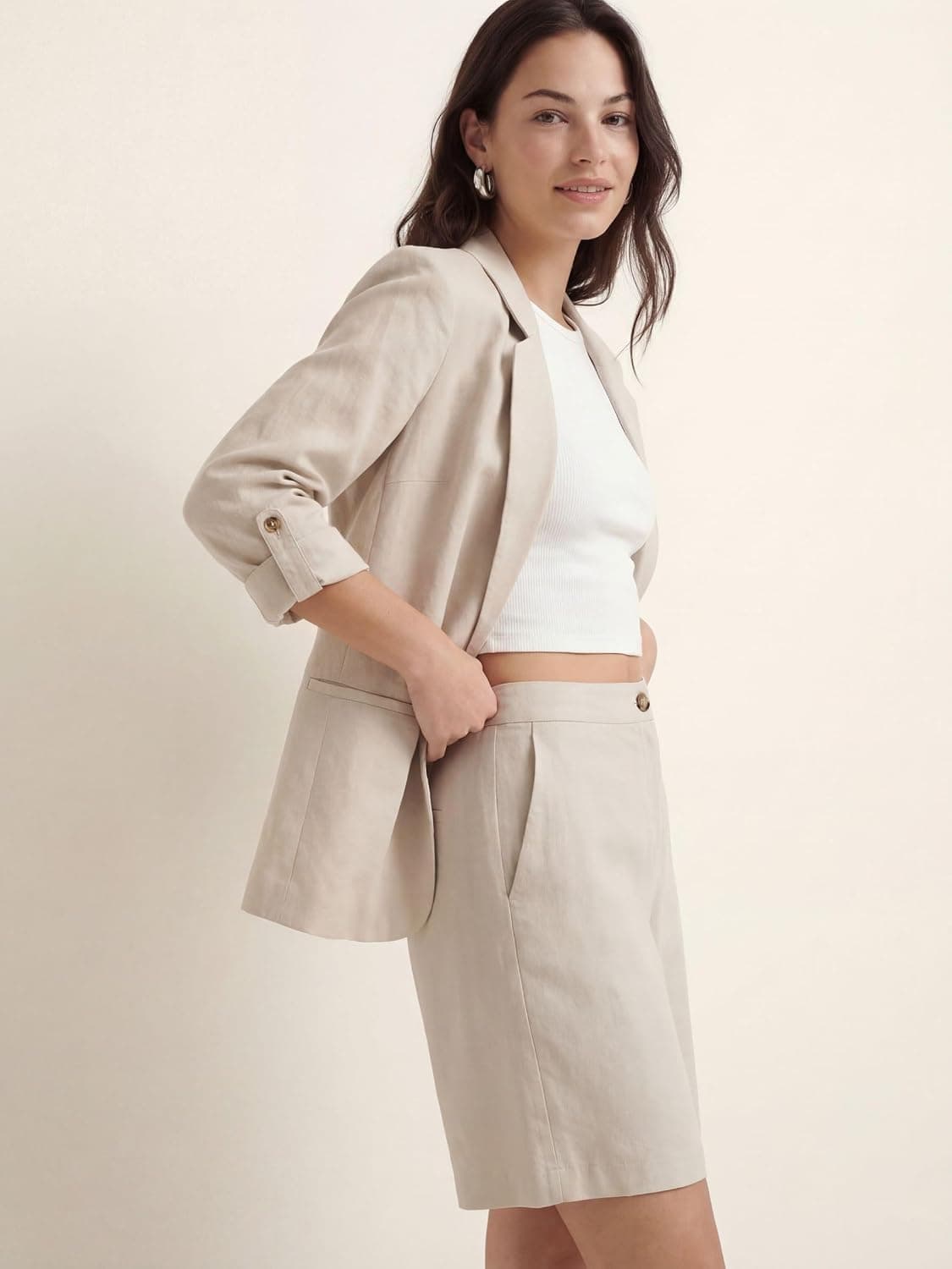 بلیزر زنانه Vero Moda گشاد سهربع مدل Vmjesmilo بلیزر زنانه Vero Moda گشاد سهربع مدل Vmjesmilo