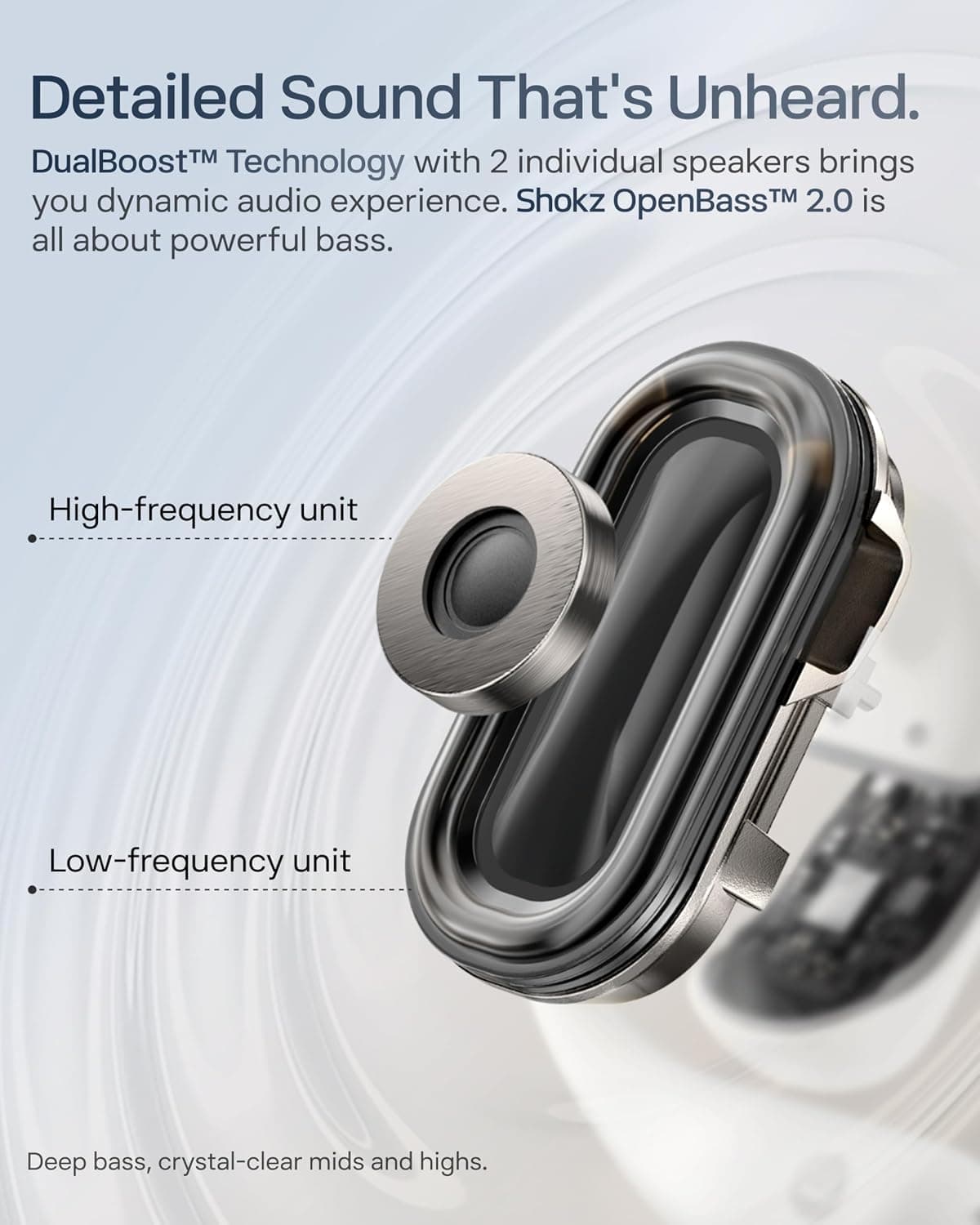 هدفون SHOKZ گوشباز مدل OpenFit 2+ مشکی هدفون SHOKZ گوشباز مدل OpenFit 2+ مشکی