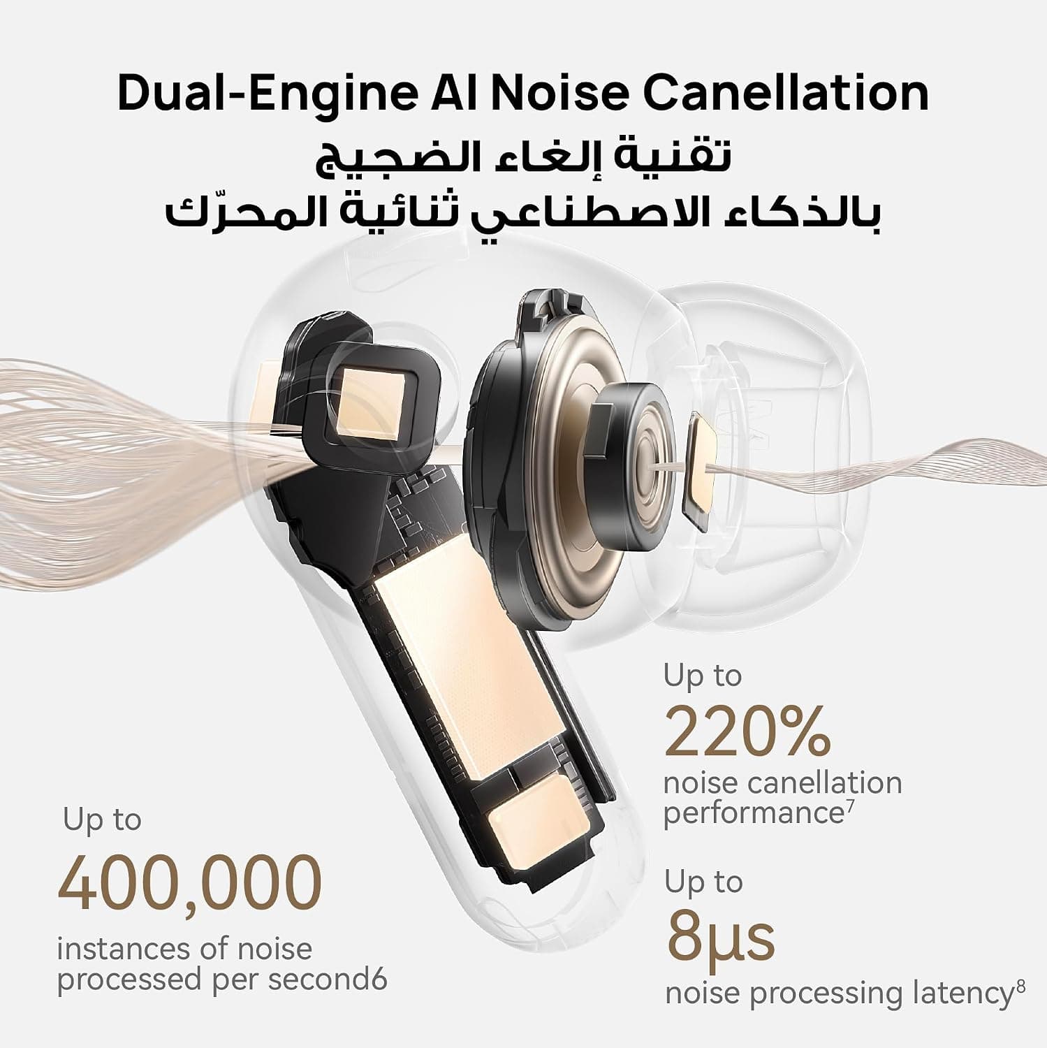 هدفون بیسیم HUAWEI با حذف نویز هوشمند مدل Freebuds Pro 5 سفید هدفون بیسیم HUAWEI با حذف نویز هوشمند مدل Freebuds Pro 5 سفید