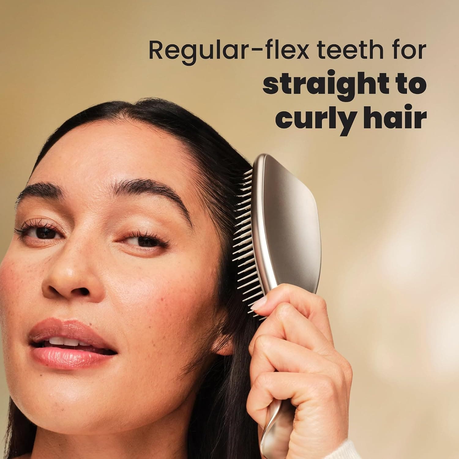 برس گرهبازکن مو Tangle Teezer Ultimate Detangler Chrome طلایی شامپاینی برس گرهبازکن مو Tangle Teezer Ultimate Detangler Chrome طلایی شامپاینی