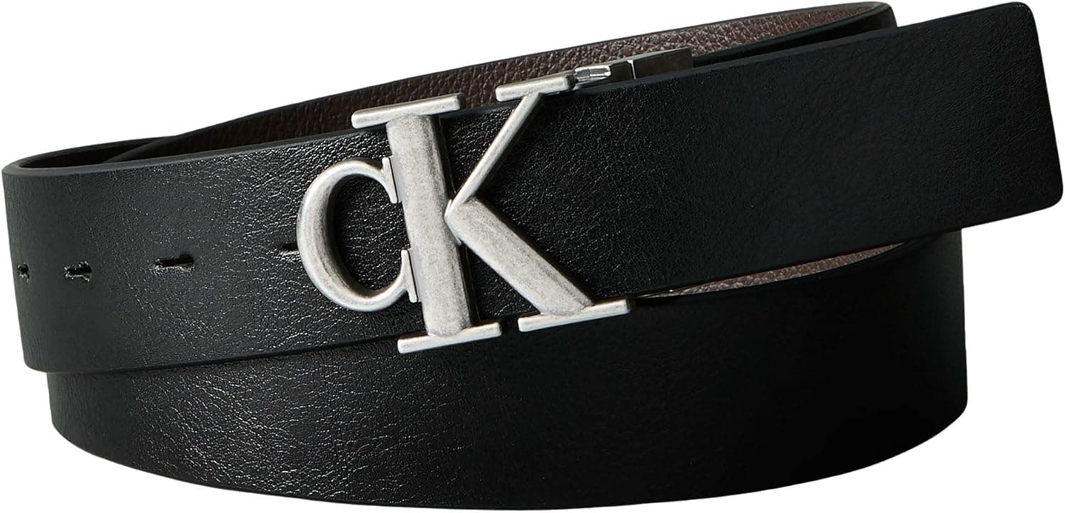 کمربند مردانه Calvin Klein چرمی با لوگو مدل LV04D7049GV8L کمربند مردانه Calvin Klein چرمی با لوگو مدل LV04D7049GV8L