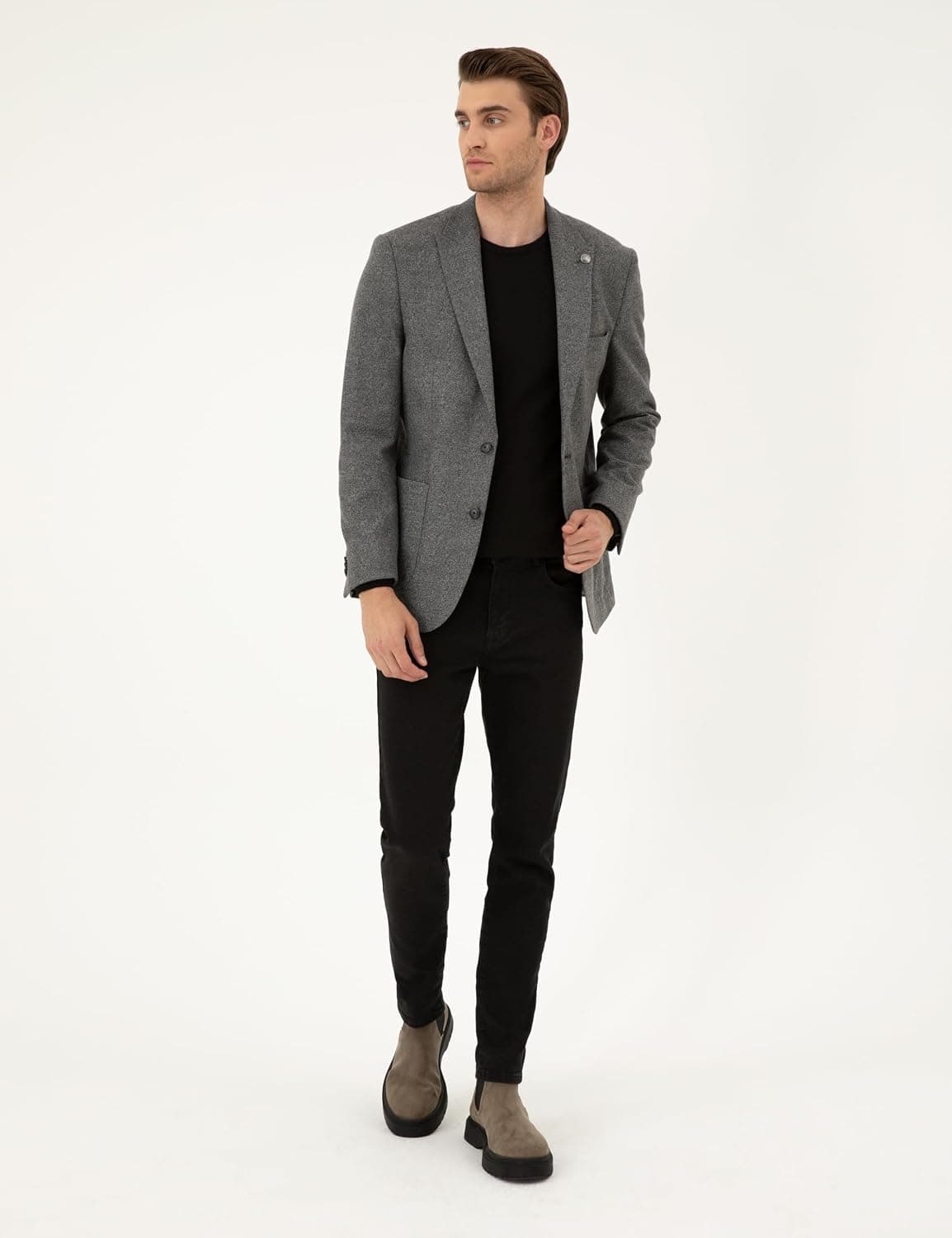 کت مردانه Pierre Cardin خاکستری دودی مدل 50293351-VR058 کت مردانه Pierre Cardin خاکستری دودی مدل 50293351-VR058
