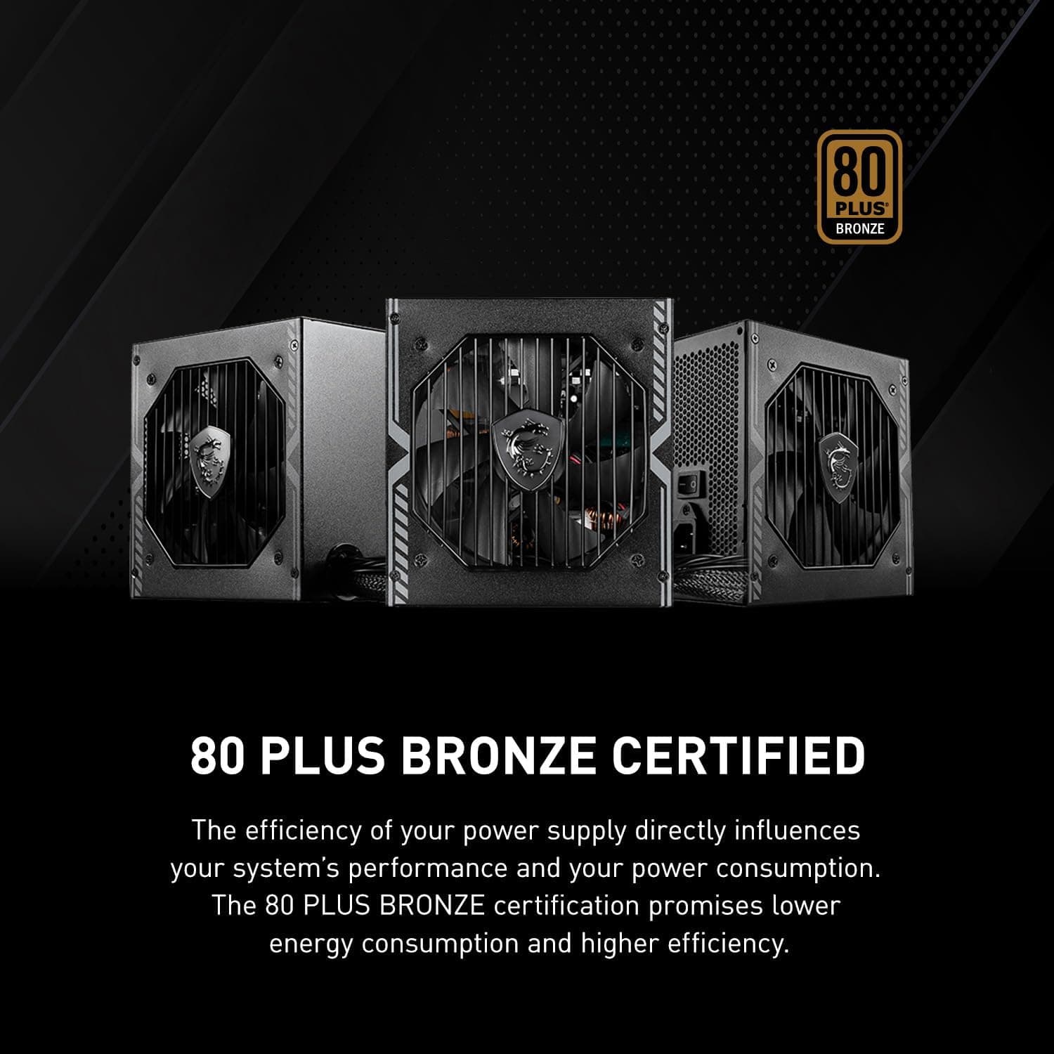 منبع تغذیه کامپیوتر ATX MSI غیرماژولار 650 وات 80 Plus Bronze مشکی مدل MAG A650BN منبع تغذیه کامپیوتر ATX MSI غیرماژولار 650 وات 80 Plus Bronze مشکی مدل MAG A650BN