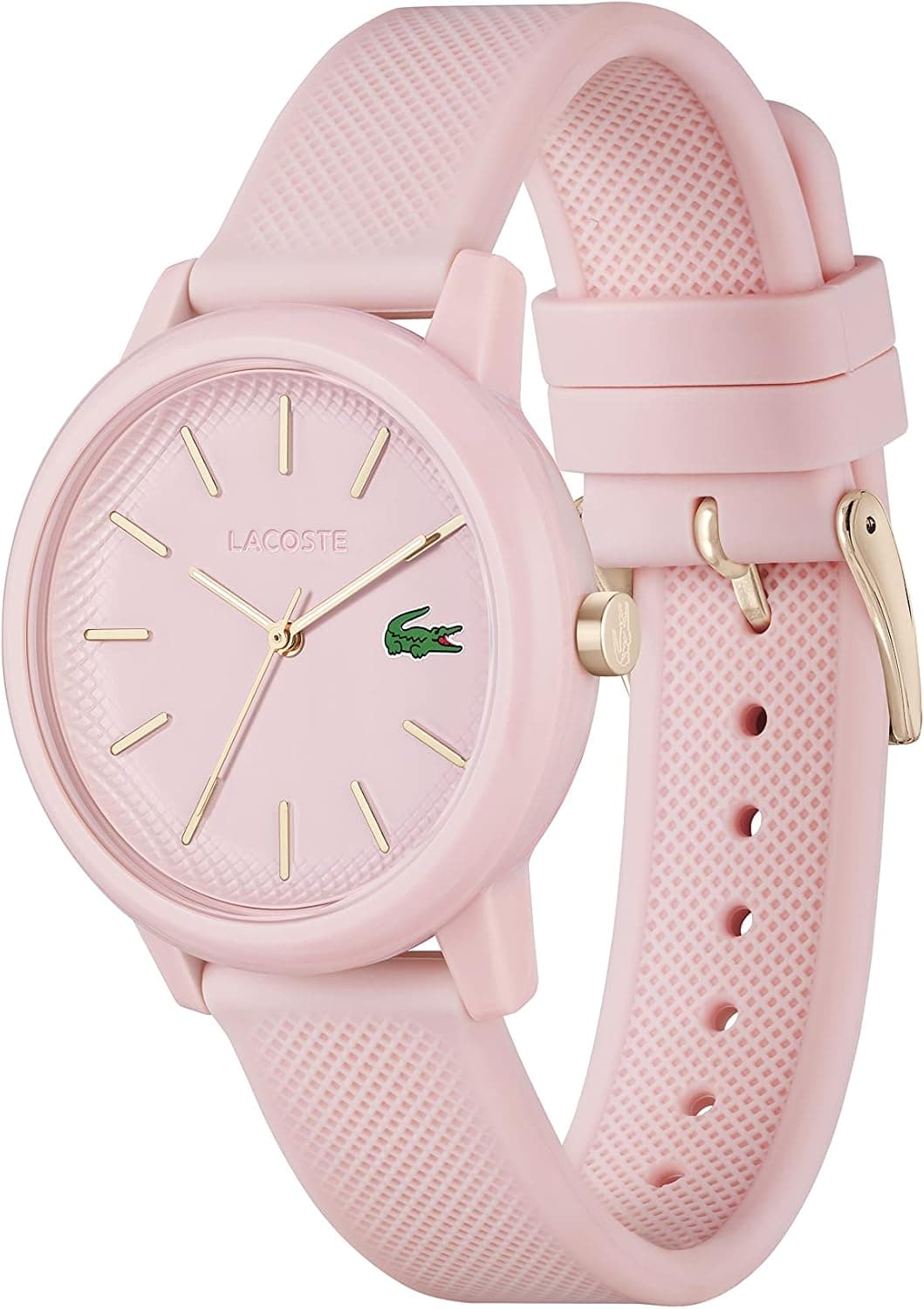 ساعت مچی زنانه Lacoste کوارتز آنالوگ بند سیلیکونی Petit Piqué مدل 12.12 ساعت مچی زنانه Lacoste کوارتز آنالوگ بند سیلیکونی Petit Piqué مدل 12.12