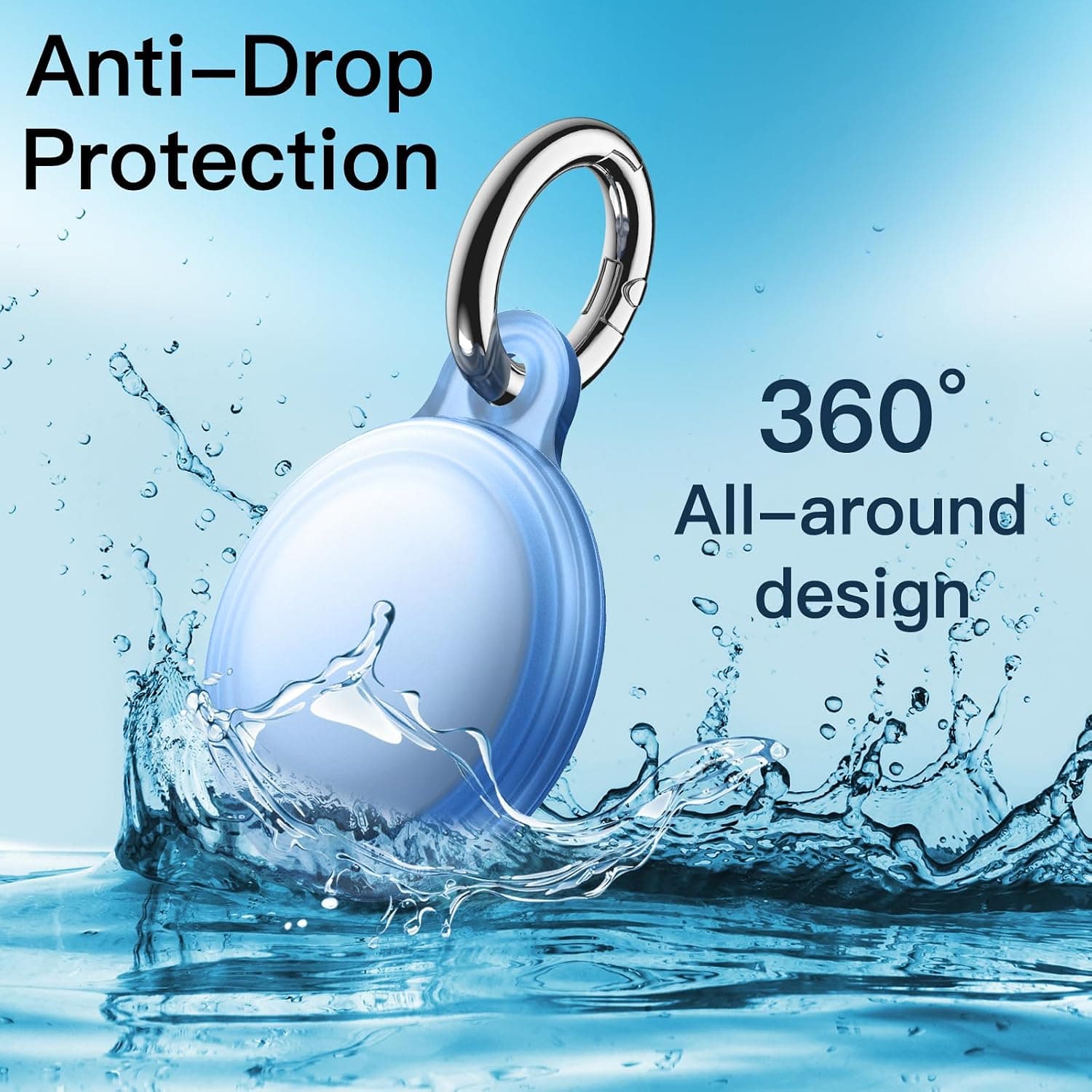 قاب ضد آب JETech مخصوص AirTag 2/1 مشکی، شفاف، صورتی، آبی قاب ضد آب JETech مخصوص AirTag 2/1 مشکی، شفاف، صورتی، آبی