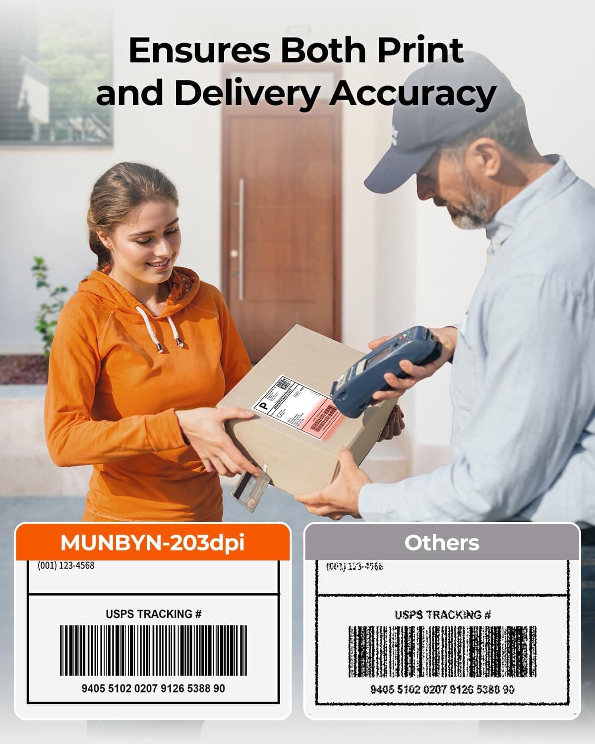 چاپگر لیبل ارسال حرارتی MUNBYN با اتصال Bluetooth، 4x6، مدل 130B سفید چاپگر لیبل ارسال حرارتی MUNBYN با اتصال Bluetooth، 4x6، مدل 130B سفید
