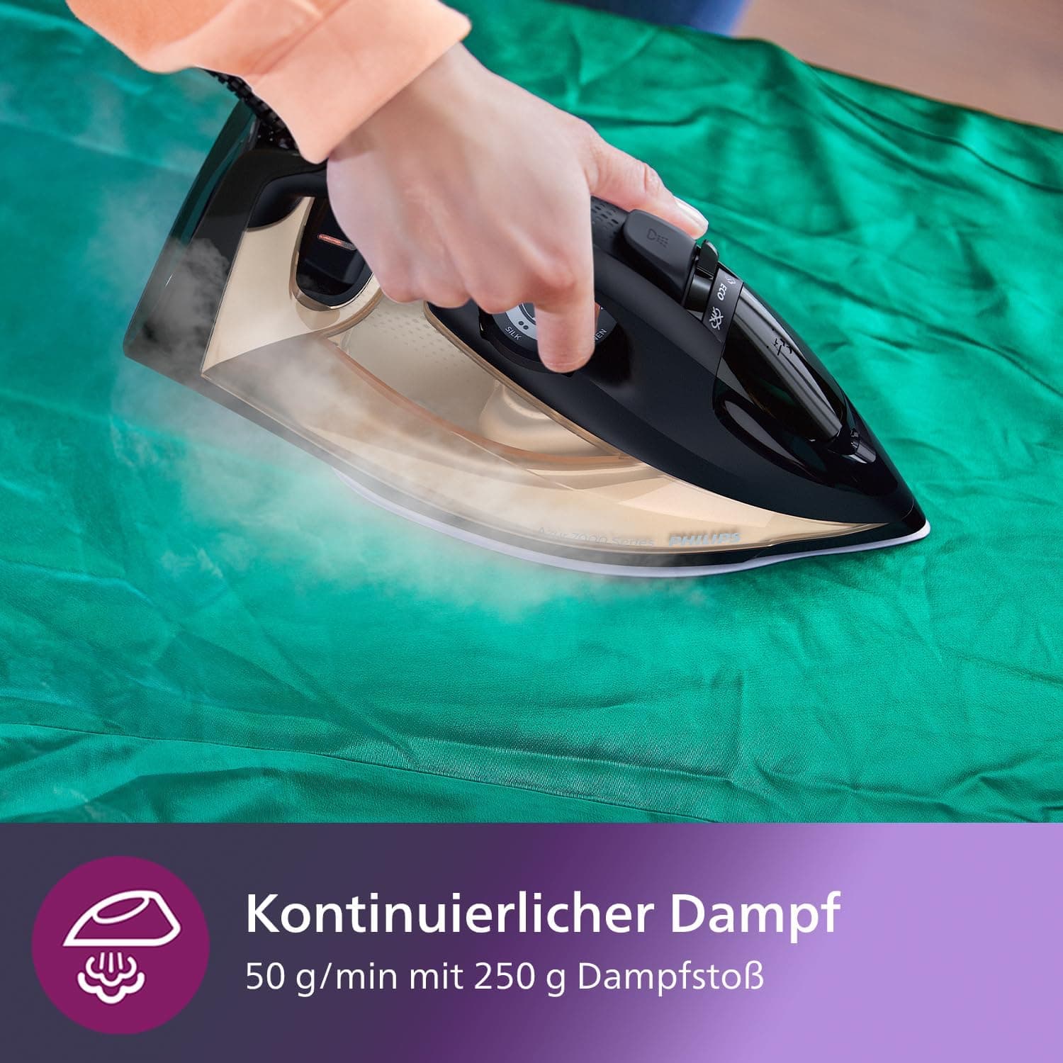 اتو بخار PHILIPS پیوسته 2800W مدل Azur 7000-50 اتو بخار PHILIPS پیوسته 2800W مدل Azur 7000-50