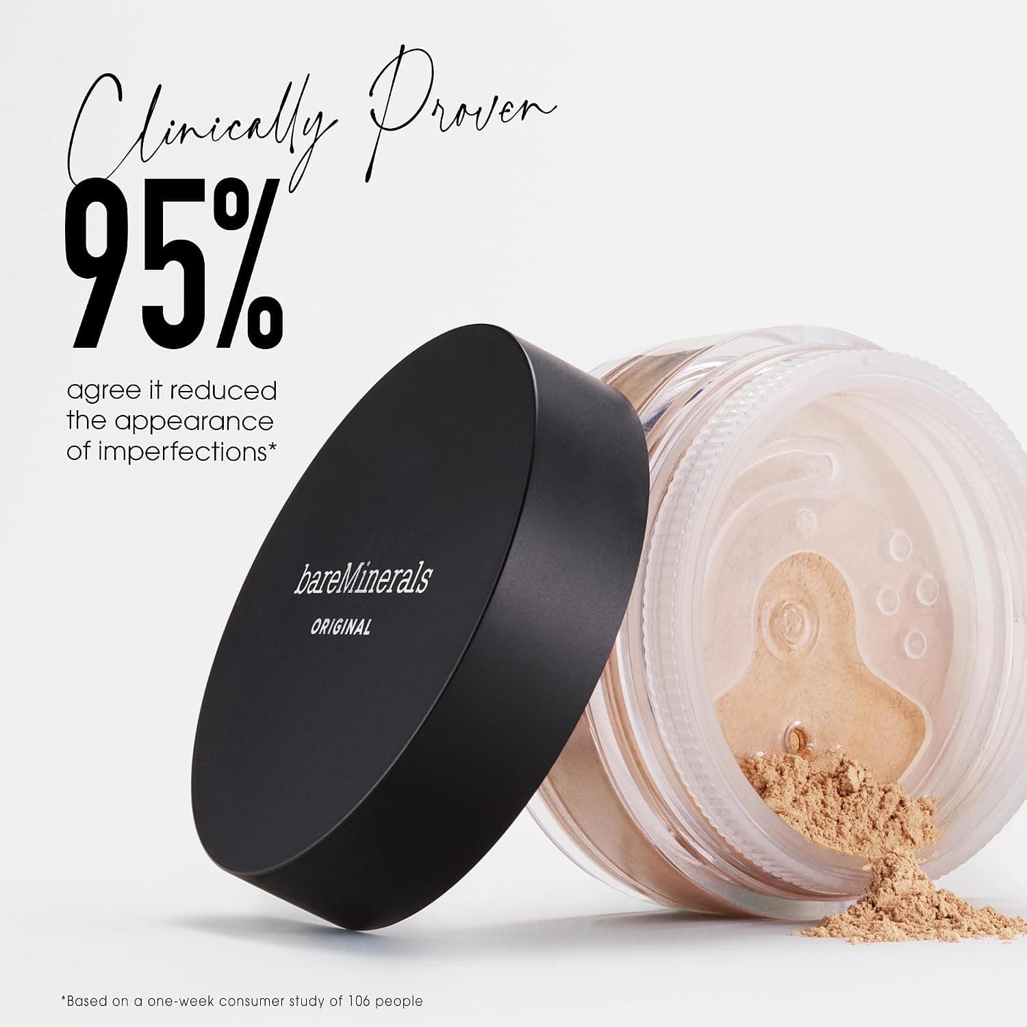 کرم پودر مردانه نیست؛ برای زنان کرم پودر bareMinerals Original SPF 15 رنگ Golden Tan W30 حجم 0.28 oz کرم پودر مردانه نیست؛ برای زنان کرم پودر bareMinerals Original SPF 15 رنگ Golden Tan W30 حجم 0.28 oz