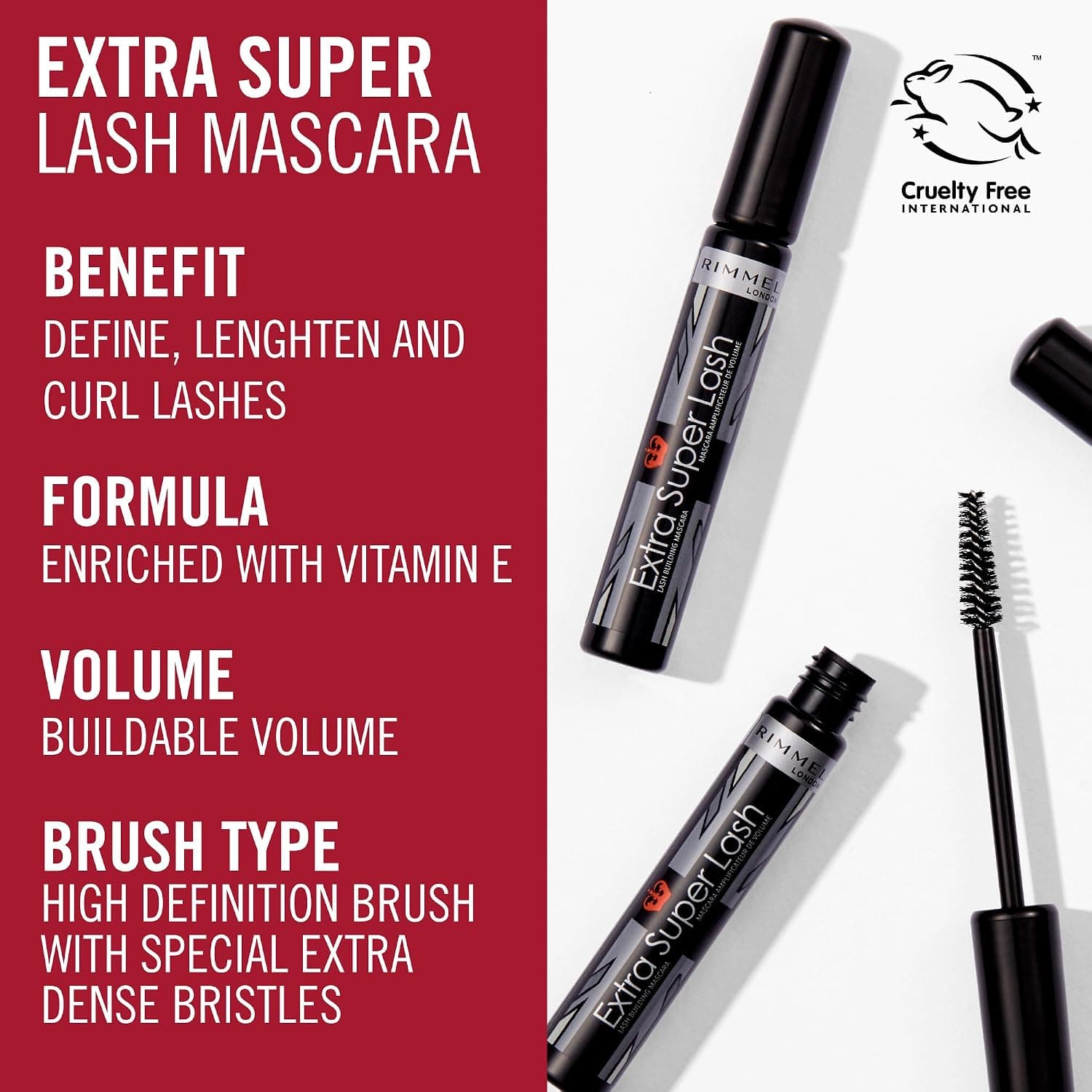 ریمل Rimmel London Extra Super Lash مشکی 8 ml ریمل Rimmel London Extra Super Lash مشکی 8 ml