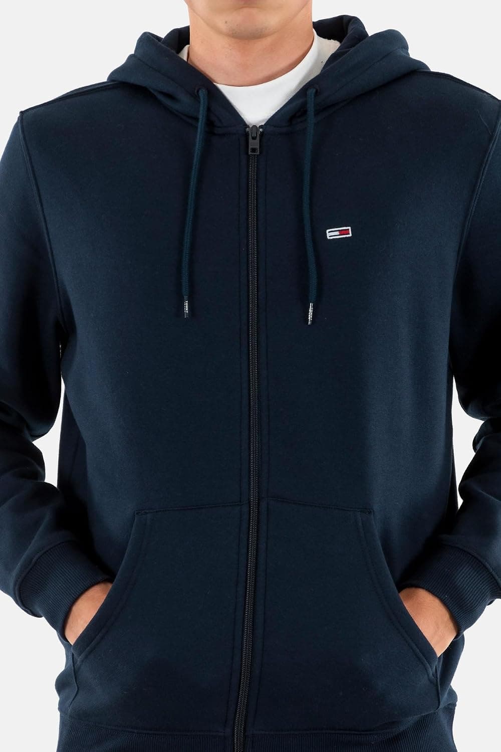 سوییشرت مردانه Tommy Jeans با کلاه و زیپ مدل Thru سوییشرت مردانه Tommy Jeans با کلاه و زیپ مدل Thru