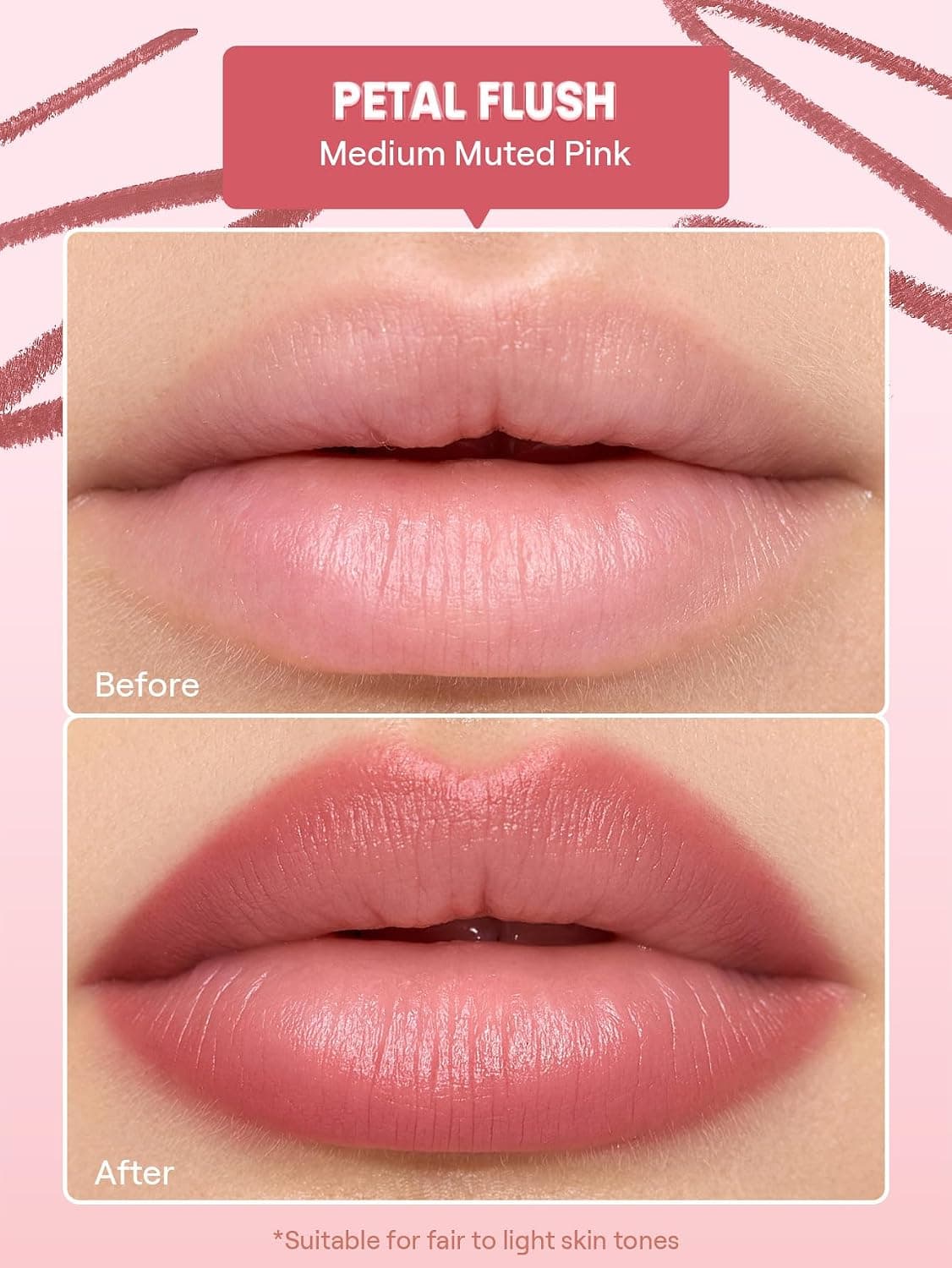 خط لب SHEGLAM Cloudline Blur مدل Petal Flush خط لب SHEGLAM Cloudline Blur مدل Petal Flush
