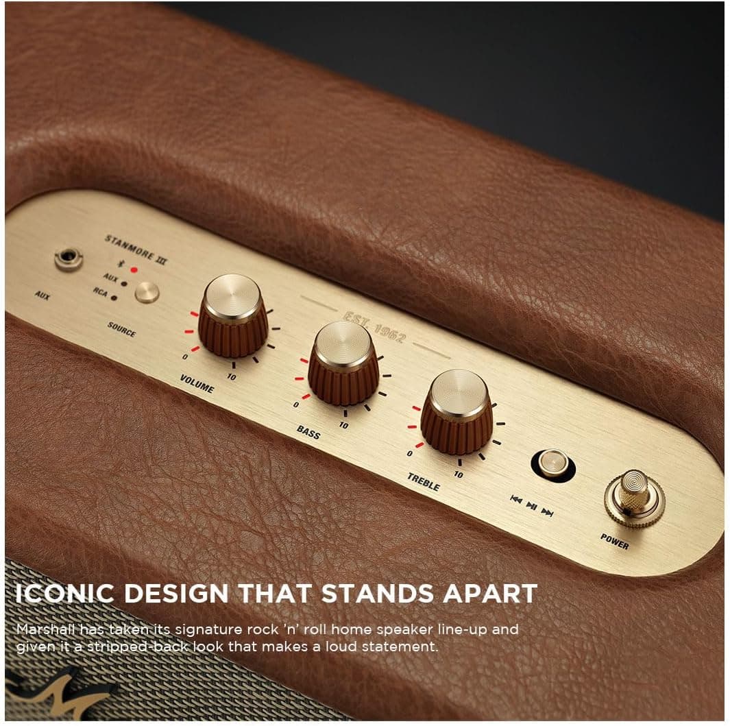 اسپیکر خانگی بلوتوثی Marshall مدل Stanmore III اسپیکر خانگی بلوتوثی Marshall مدل Stanmore III