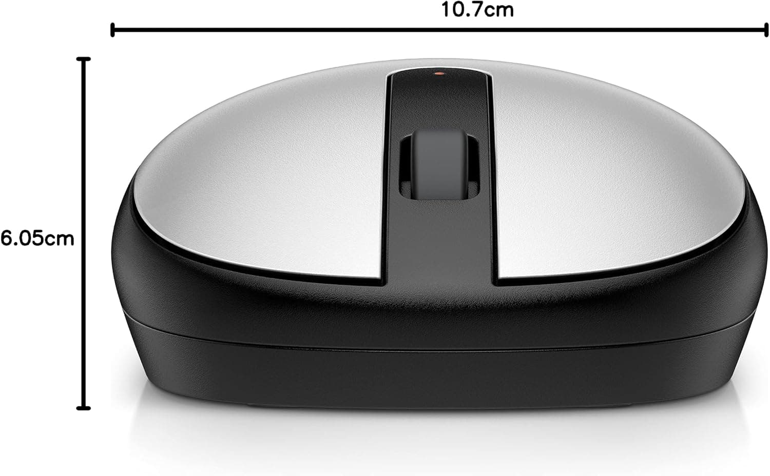 ماوس بیسیم HP نقرهای با Bluetooth 5.1، حسگر نوری 1600 DPI و فناوری AES مدل 240 ماوس بیسیم HP نقرهای با Bluetooth 5.1، حسگر نوری 1600 DPI و فناوری AES مدل 240