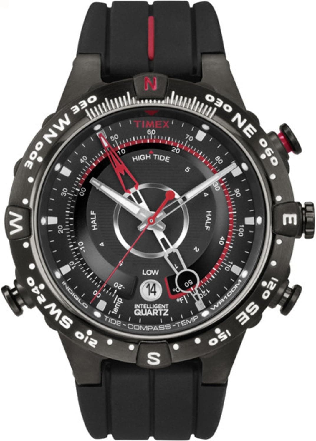 ساعت مچی مردانه Timex کوارتز آنالوگ Tide/Temp/Compass ساعت مچی مردانه Timex کوارتز آنالوگ Tide/Temp/Compass