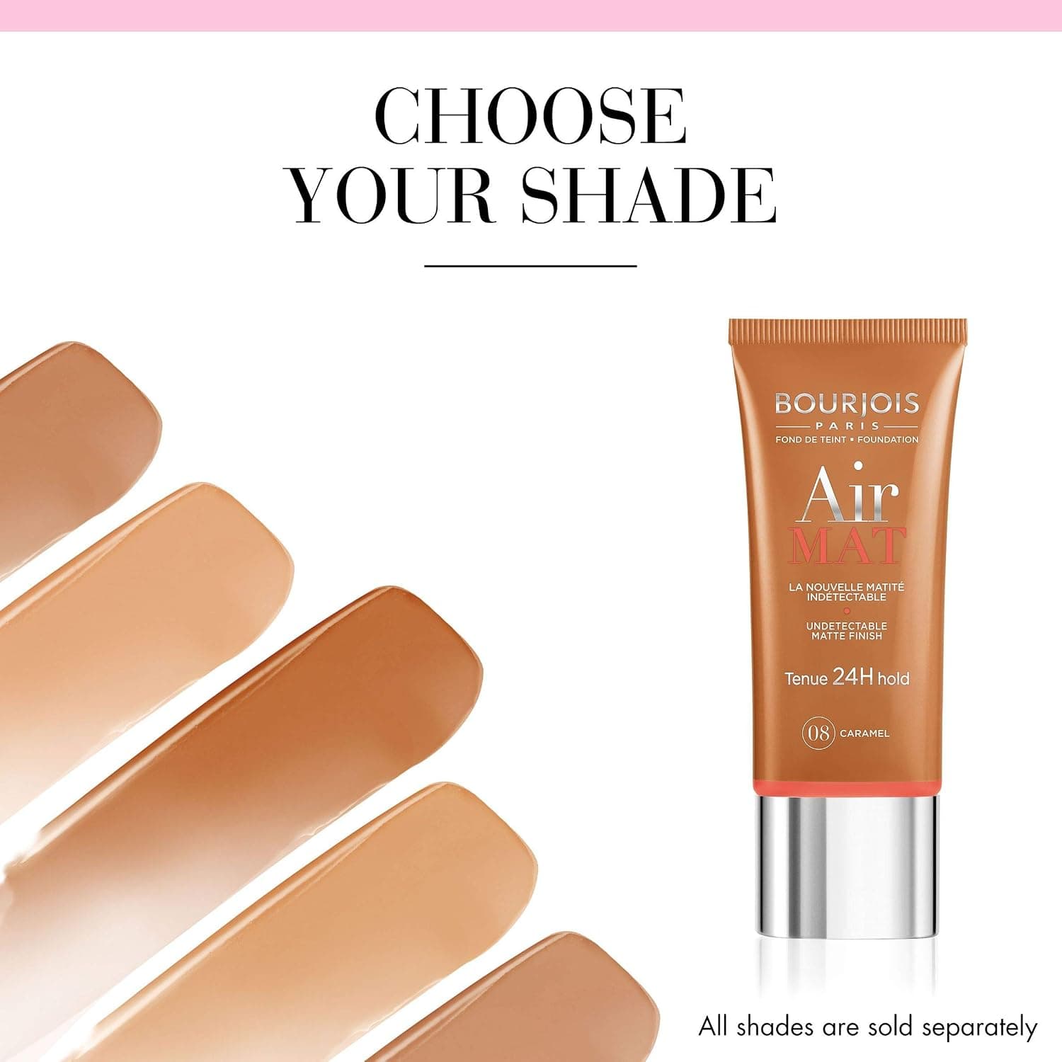 کرمپودر Bourjois Air Mat 24H رنگ 08 Caramel حجم 30 ML کرمپودر Bourjois Air Mat 24H رنگ 08 Caramel حجم 30 ML