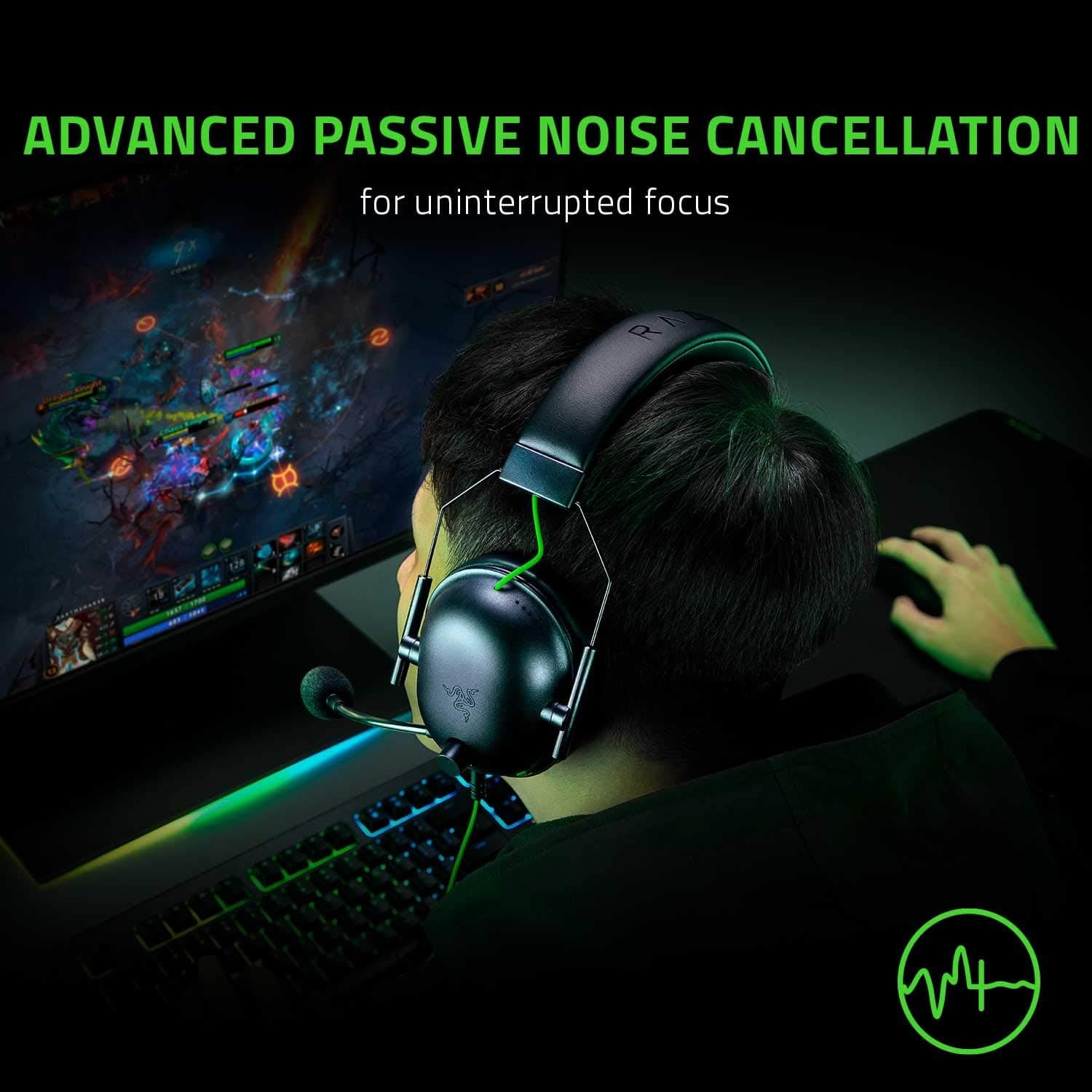 هدست گیمینگ Razer با صدای فراگیر 7.1 و درایورهای 50mm مدل BlackShark V2 X مشکی کلاسیک هدست گیمینگ Razer با صدای فراگیر 7.1 و درایورهای 50mm مدل BlackShark V2 X مشکی کلاسیک