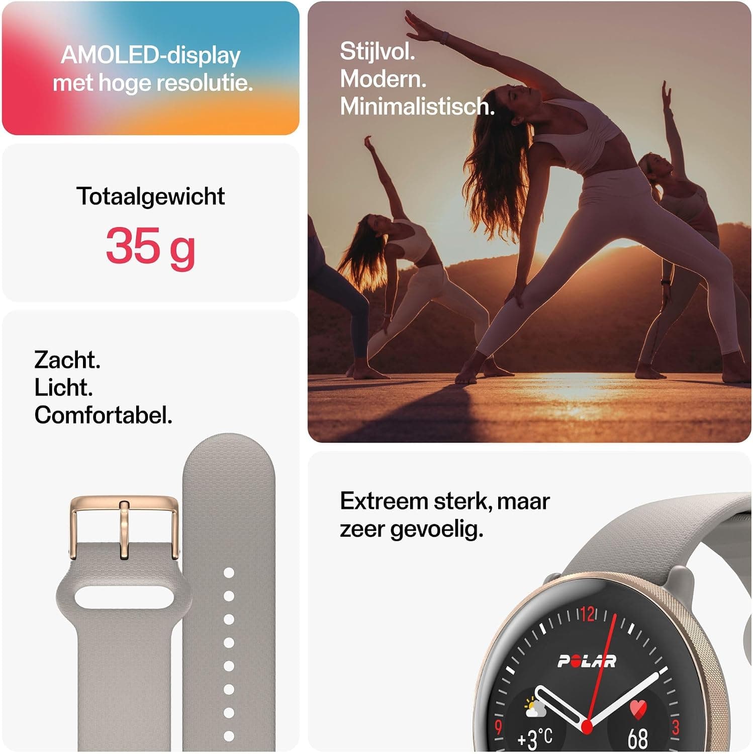 ساعت هوشمند Polar Ignite 3 با نمایشگر AMOLED و GPS، پایش نبض و تحلیل خواب، سایز S-L، خاکستری شنی ساعت هوشمند Polar Ignite 3 با نمایشگر AMOLED و GPS، پایش نبض و تحلیل خواب، سایز S-L، خاکستری شنی