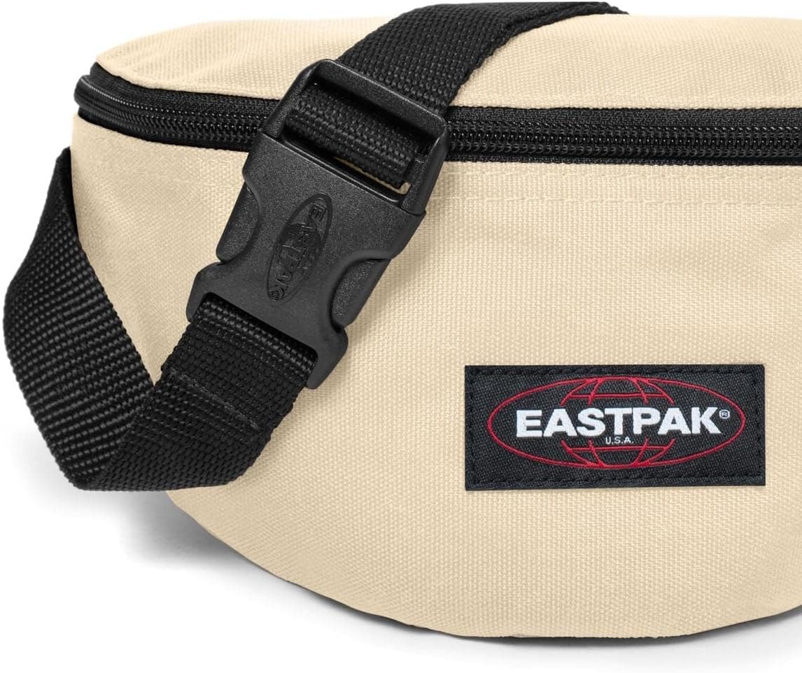 کیف کمری EASTPAK Springer با محفظه جلویی زیپدار، بند قابل تنظیم و رنگ کرم کیف کمری EASTPAK Springer با محفظه جلویی زیپدار، بند قابل تنظیم و رنگ کرم