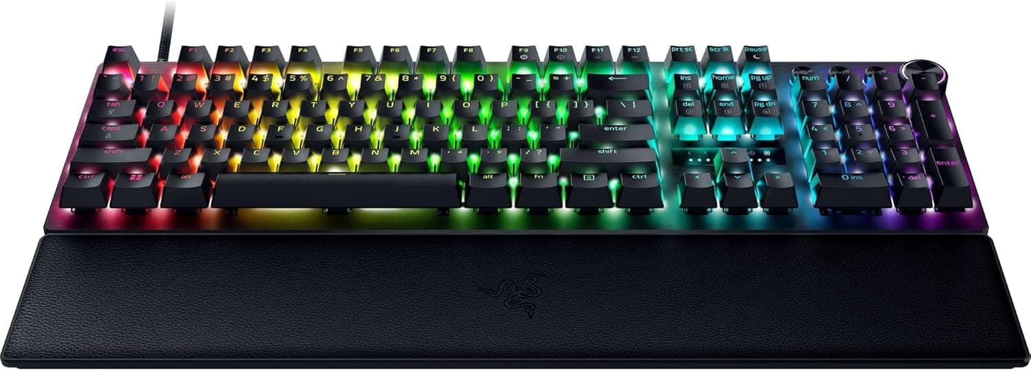 کیبورد گیمینگ Razer مدل Huntsman V3 Pro سوئیچ آنالوگ نوری مشکی ABD کیبورد گیمینگ Razer مدل Huntsman V3 Pro سوئیچ آنالوگ نوری مشکی ABD