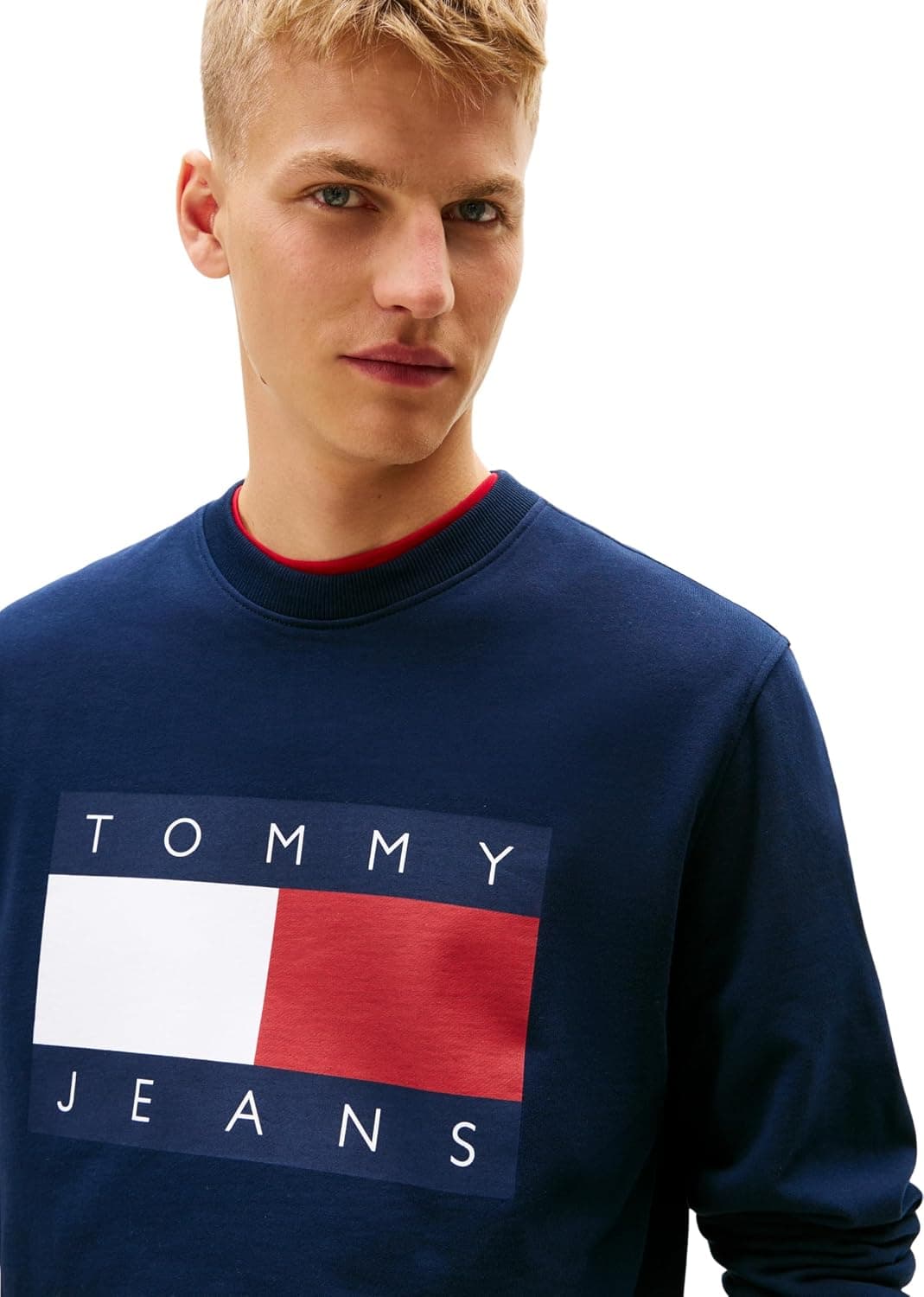 سویشرت مردانه Tommy Hilfiger مدل TJM REG BIG FLAG CNECK EXT سویشرت مردانه Tommy Hilfiger مدل TJM REG BIG FLAG CNECK EXT