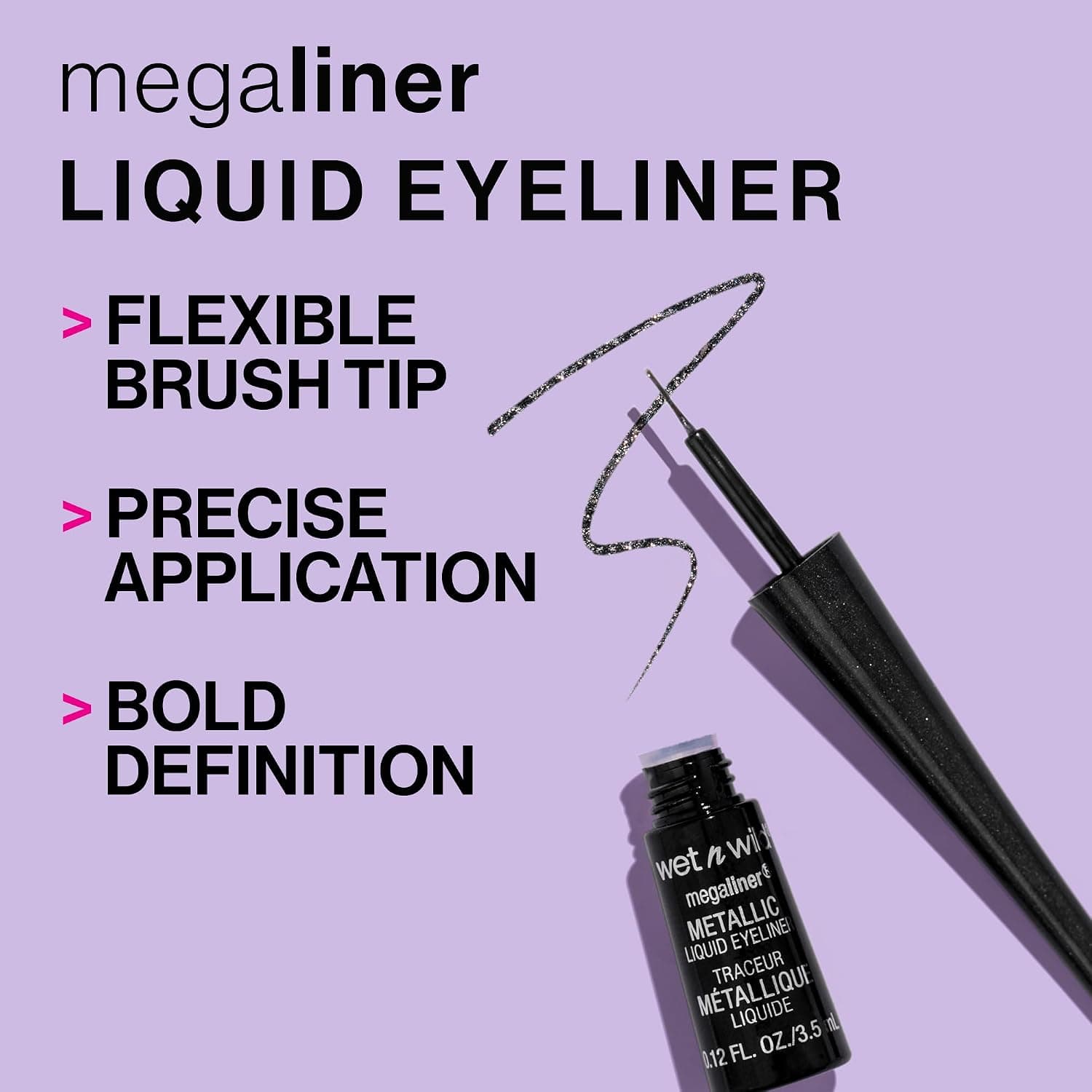 خط چشم مایع Wet n Wild MegaLiner مشکی خط چشم مایع Wet n Wild MegaLiner مشکی