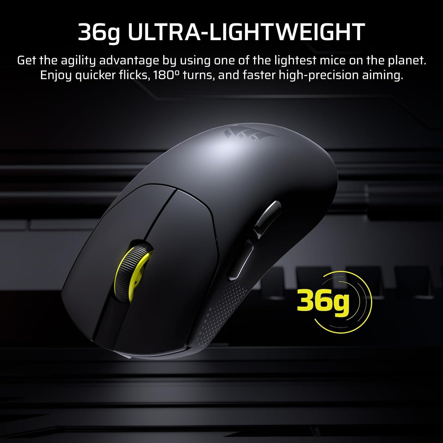 ماوس گیمینگ بیسیم Corsair مدل Sabre v2 PRO فوق سبک سفید ماوس گیمینگ بیسیم Corsair مدل Sabre v2 PRO فوق سبک سفید