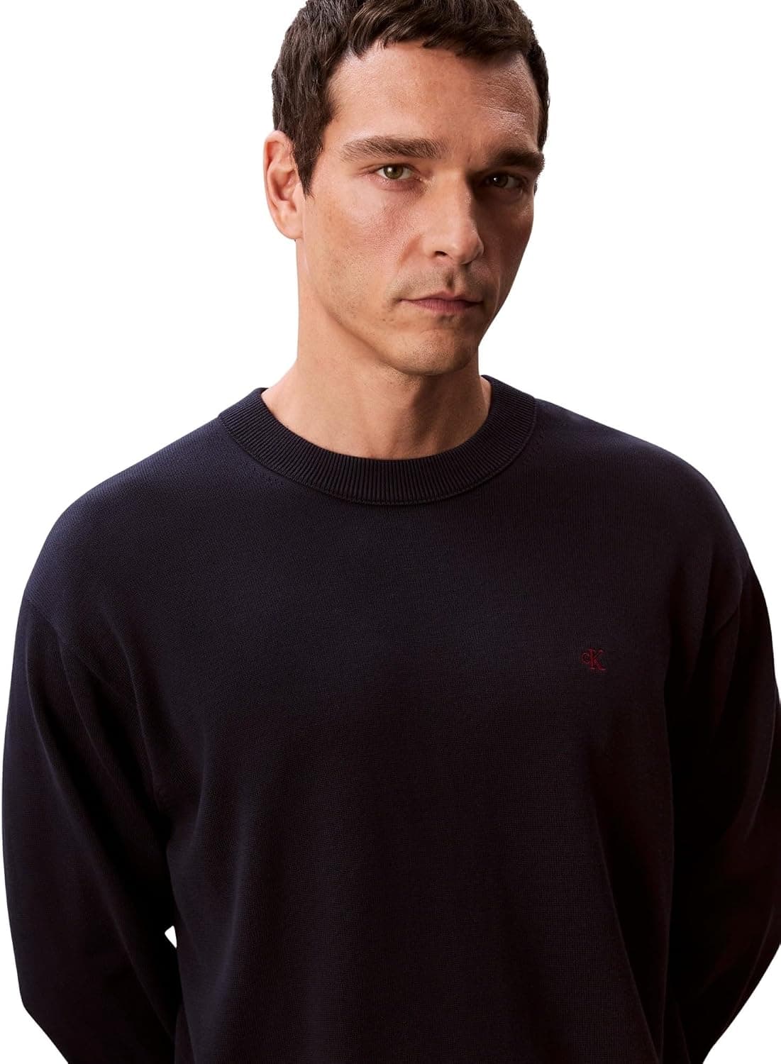پلیور مردانه Calvin Klein نخی ریلکس یقه گرد آستین بلند پلیور مردانه Calvin Klein نخی ریلکس یقه گرد آستین بلند
