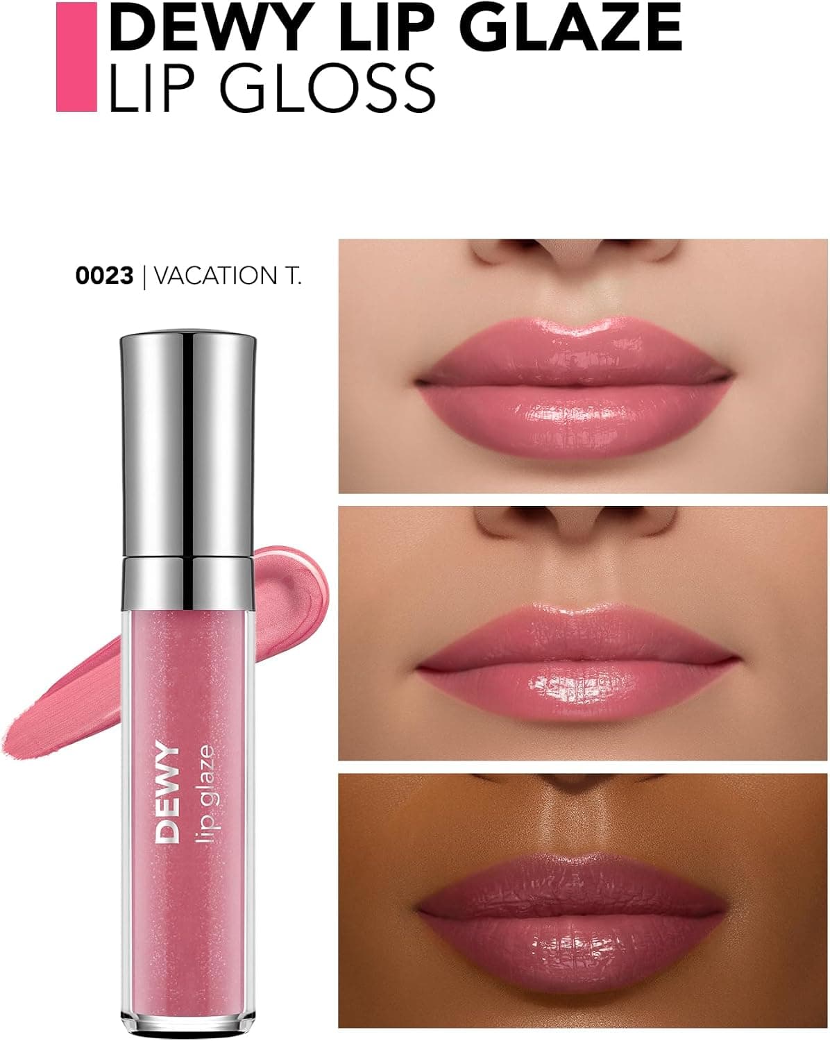 براقکننده لب Flormar مغذی Dewy Lip Glaze مدل 023 Vacation Time 8682536069427 براقکننده لب Flormar مغذی Dewy Lip Glaze مدل 023 Vacation Time 8682536069427