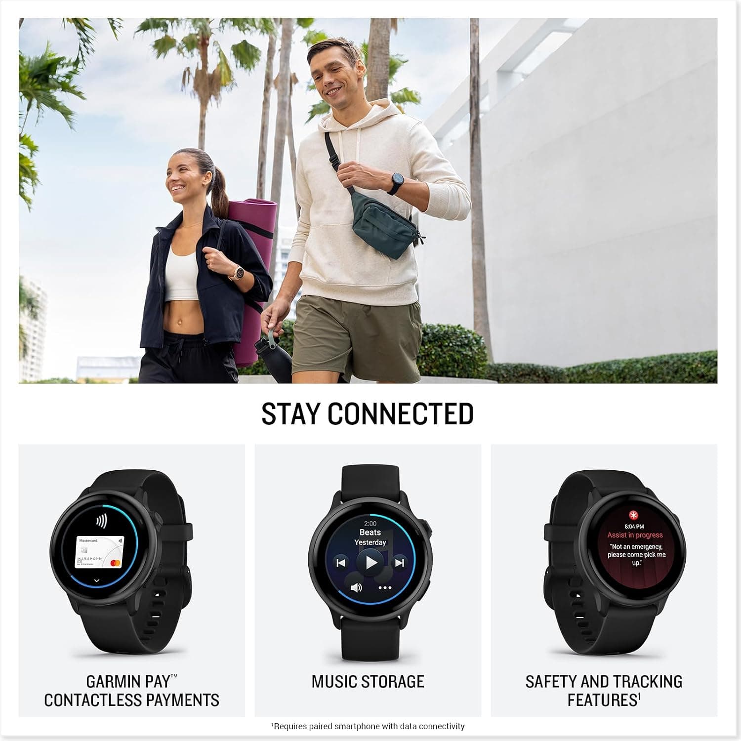 ساعت ورزشی Garmin مشکی با نمایشگر رنگی AMOLED و GPS مدل Vivoactive 6-42mm ساعت ورزشی Garmin مشکی با نمایشگر رنگی AMOLED و GPS مدل Vivoactive 6-42mm
