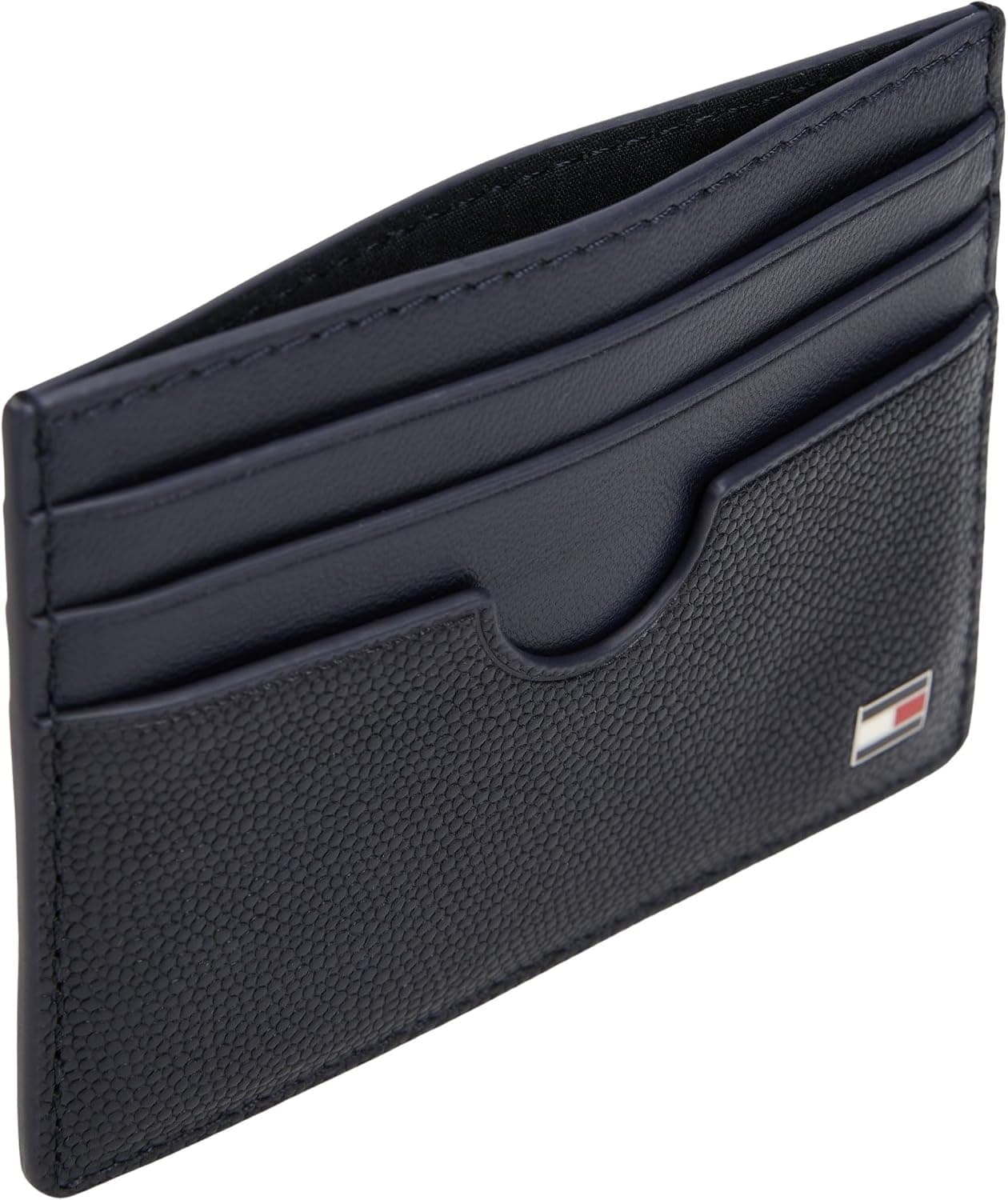 کیف پول مردانه Tommy Hilfiger TH Flag CC Holder آبی اسپیس کیف پول مردانه Tommy Hilfiger TH Flag CC Holder آبی اسپیس