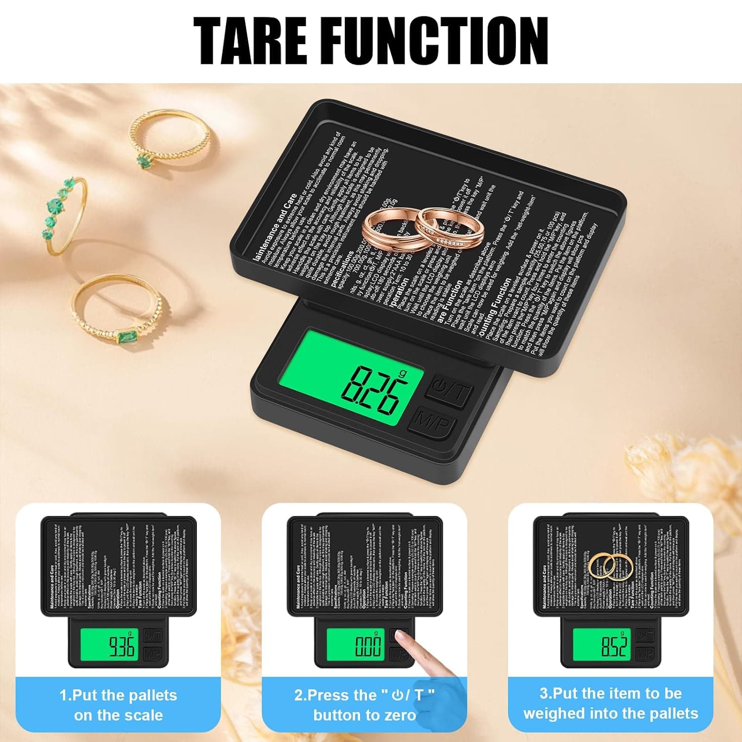ترازو جیبی دیجیتال Diyife با کاور محافظ 1000g x 0.01g ترازو جیبی دیجیتال Diyife با کاور محافظ 1000g x 0.01g