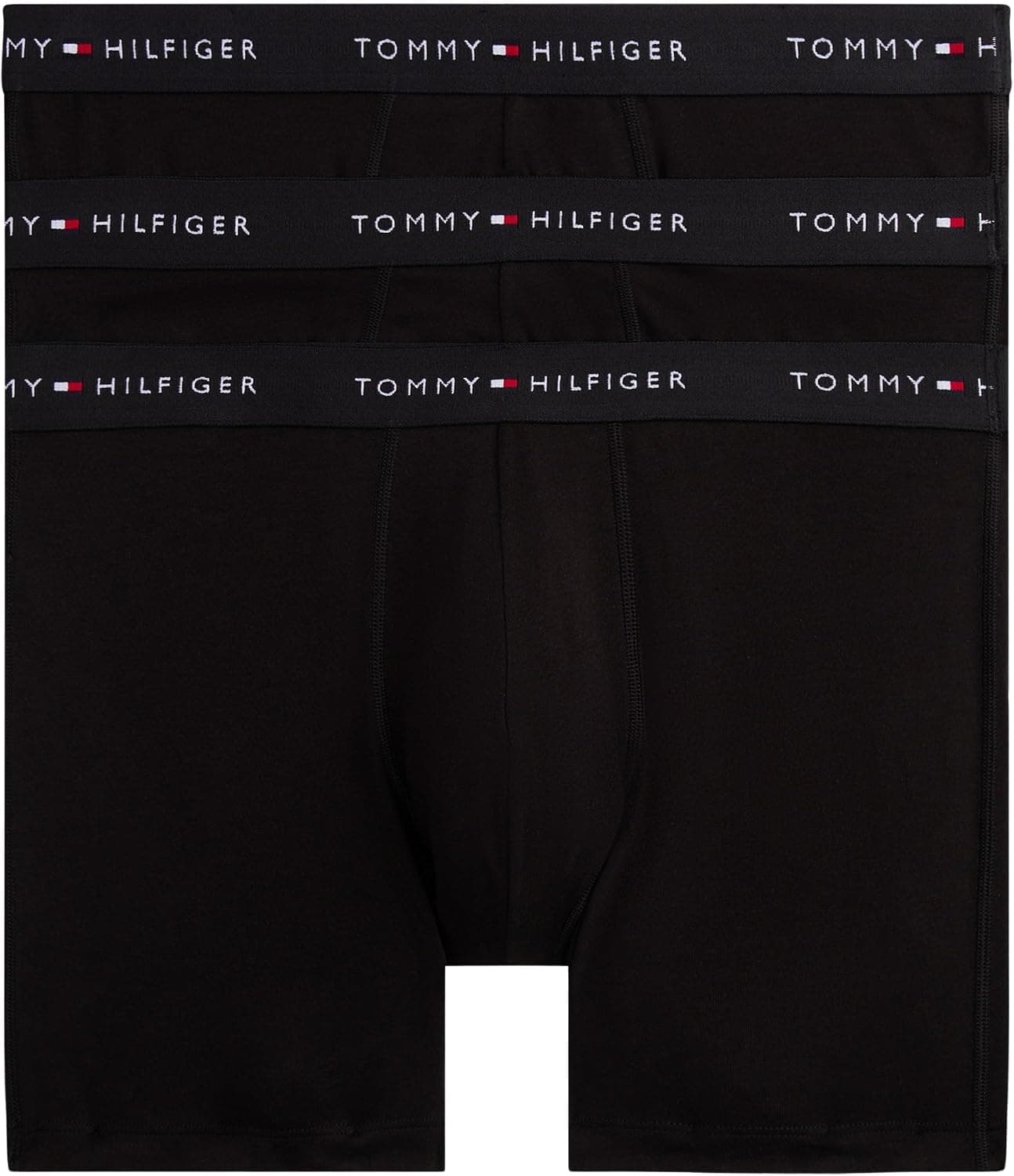 شورت باکسر بریف مردانه Tommy Hilfiger بسته 3P مدل DTM شورت باکسر بریف مردانه Tommy Hilfiger بسته 3P مدل DTM