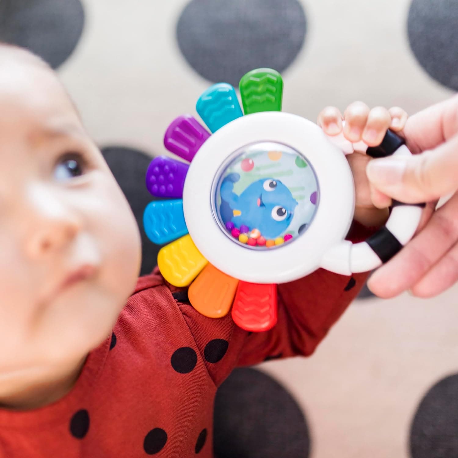 اسباببازی حسی چندمنظوره جغجغه و دندانگیر نوزاد Baby Einstein مدل Outstanding Opus The Octopus، بدون BPA، قابل خنککردن، مناسب 3 ماه به بالا، 1pk اسباببازی حسی چندمنظوره جغجغه و دندانگیر نوزاد Baby Einstein مدل Outstanding Opus The Octopus، بدون BPA، قابل خنککردن، مناسب 3 ماه به بالا، 1pk