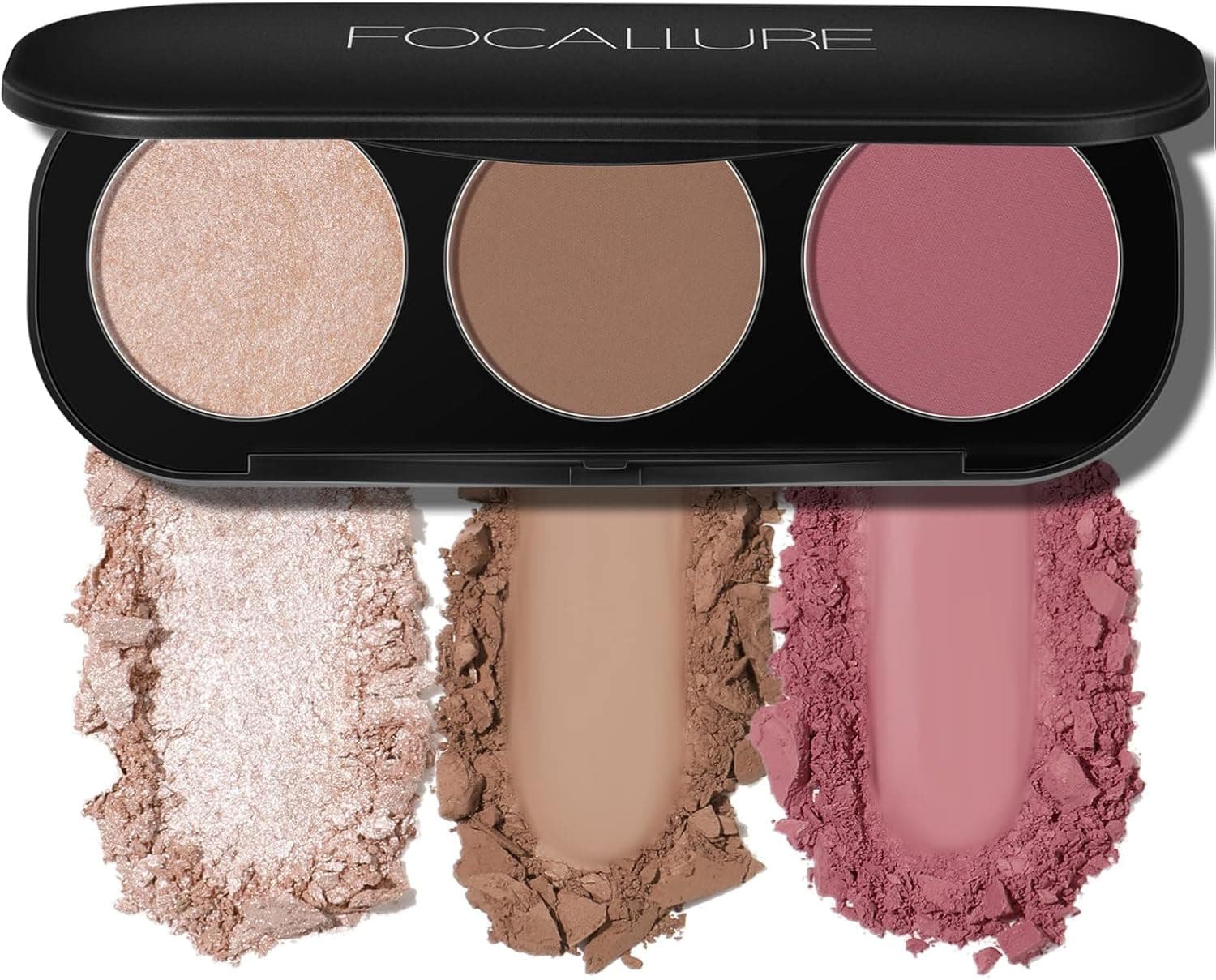 پالت کانتور ۳ در ۱ FOCALLURE شامل رژگونه، هایلایتر و برنزر مات مدل #10 پالت کانتور ۳ در ۱ FOCALLURE شامل رژگونه، هایلایتر و برنزر مات مدل #10