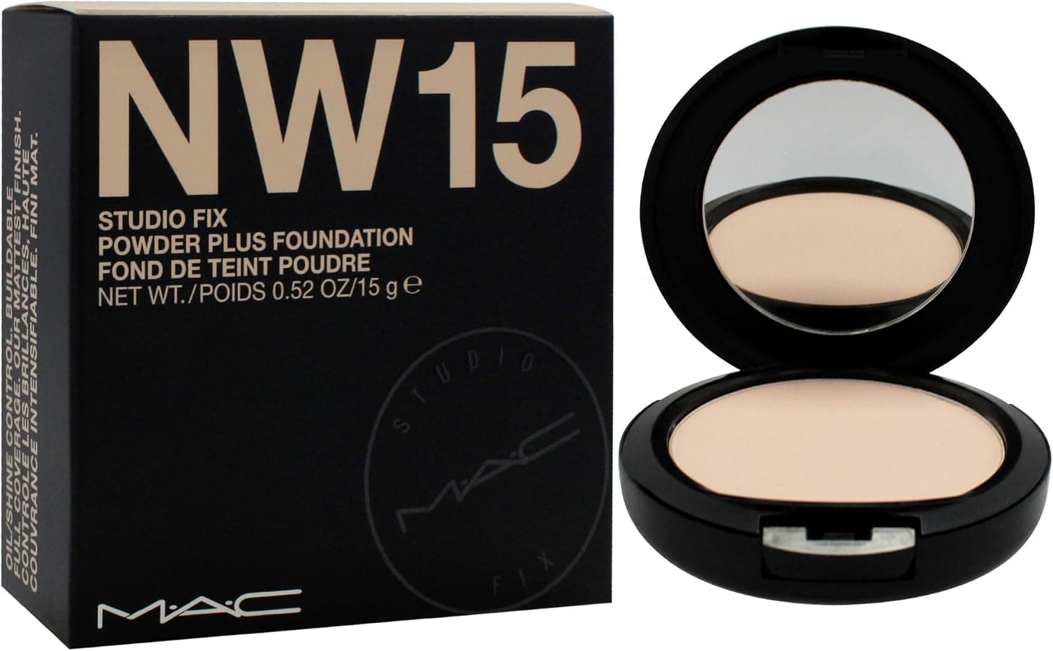 کرم پودر MAC Studio Fix Powder Plus Foundation NW 15 کرم پودر MAC Studio Fix Powder Plus Foundation NW 15